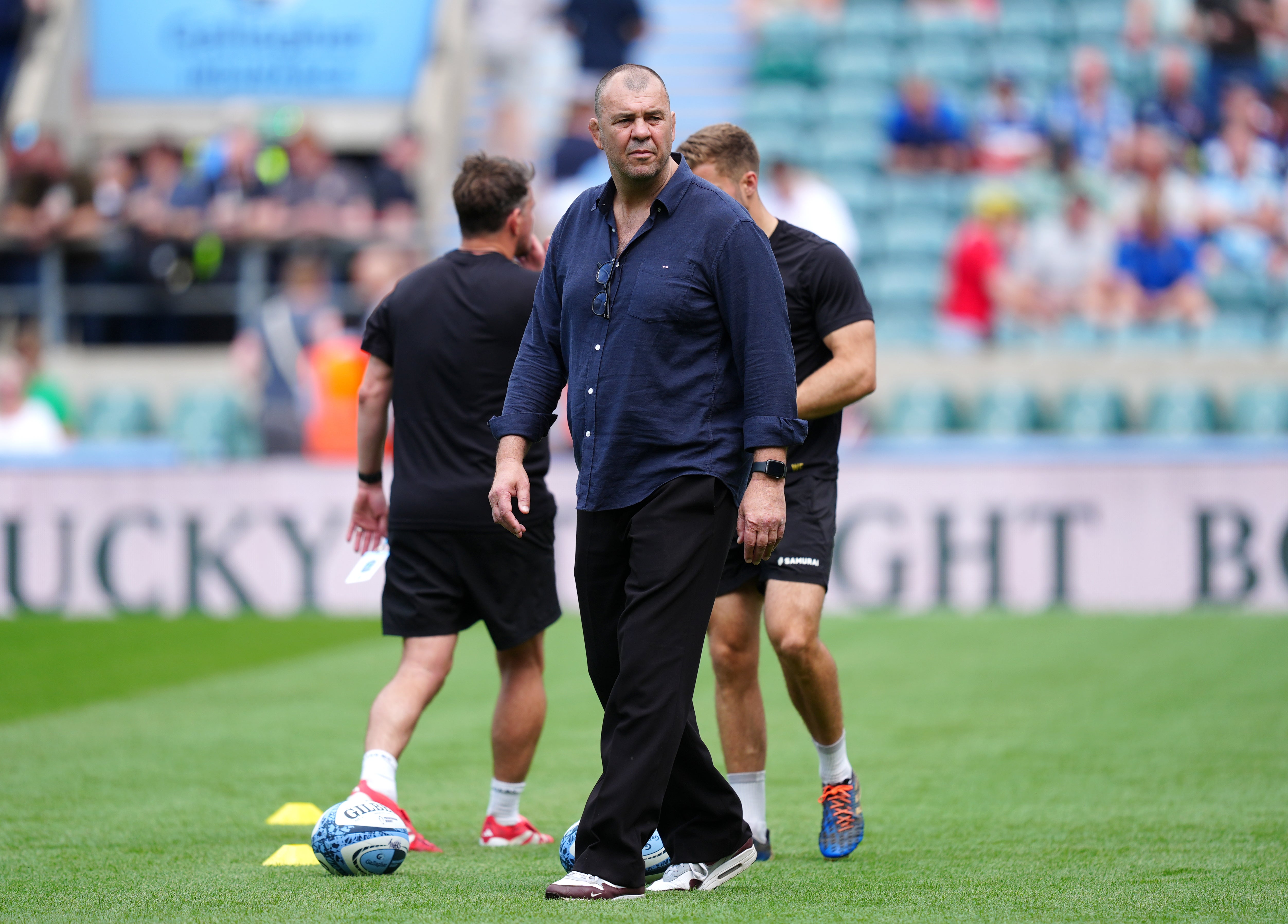 Michael Cheika was not happy with the refereeing in the final
