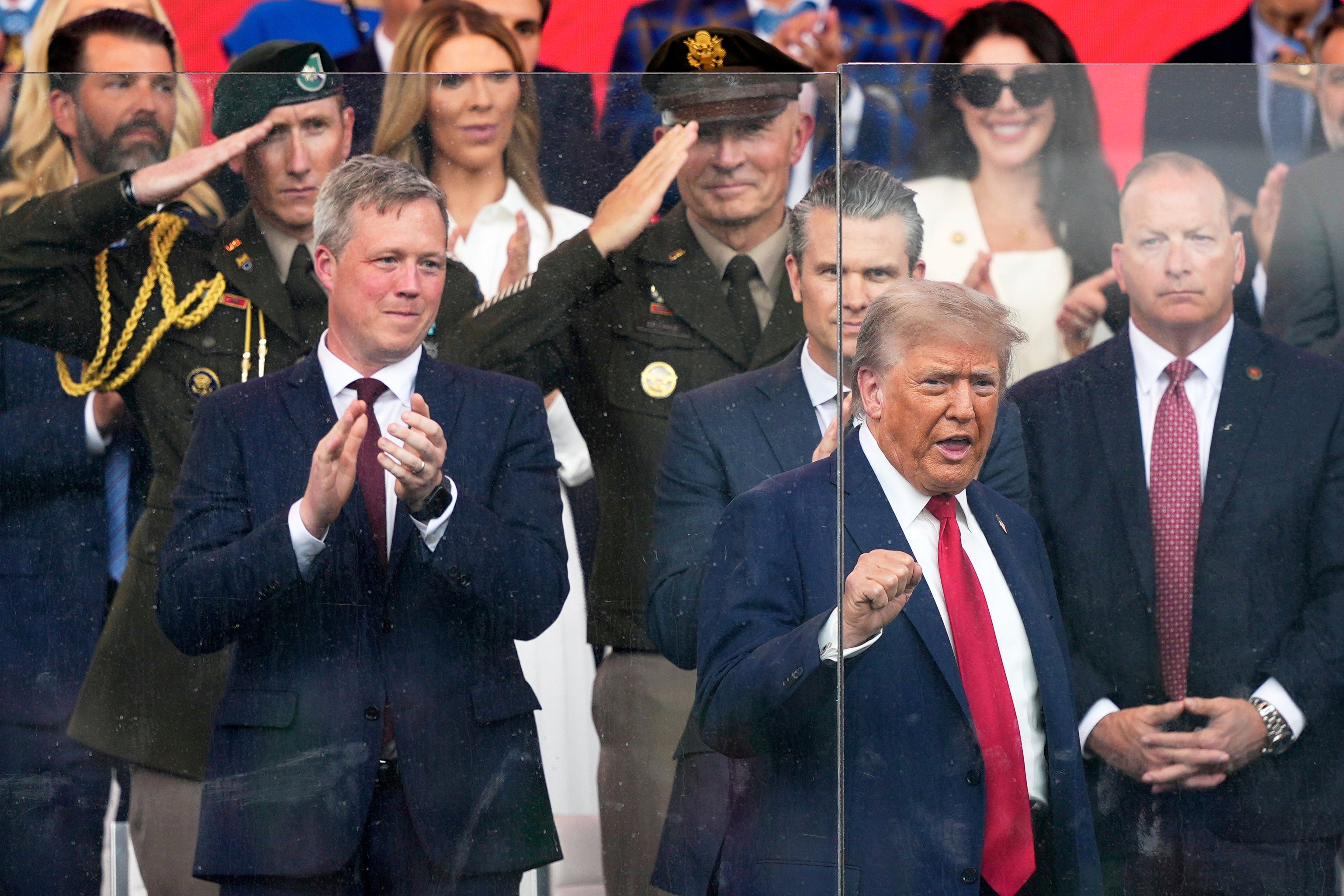APTOPIX Trump Military Parade