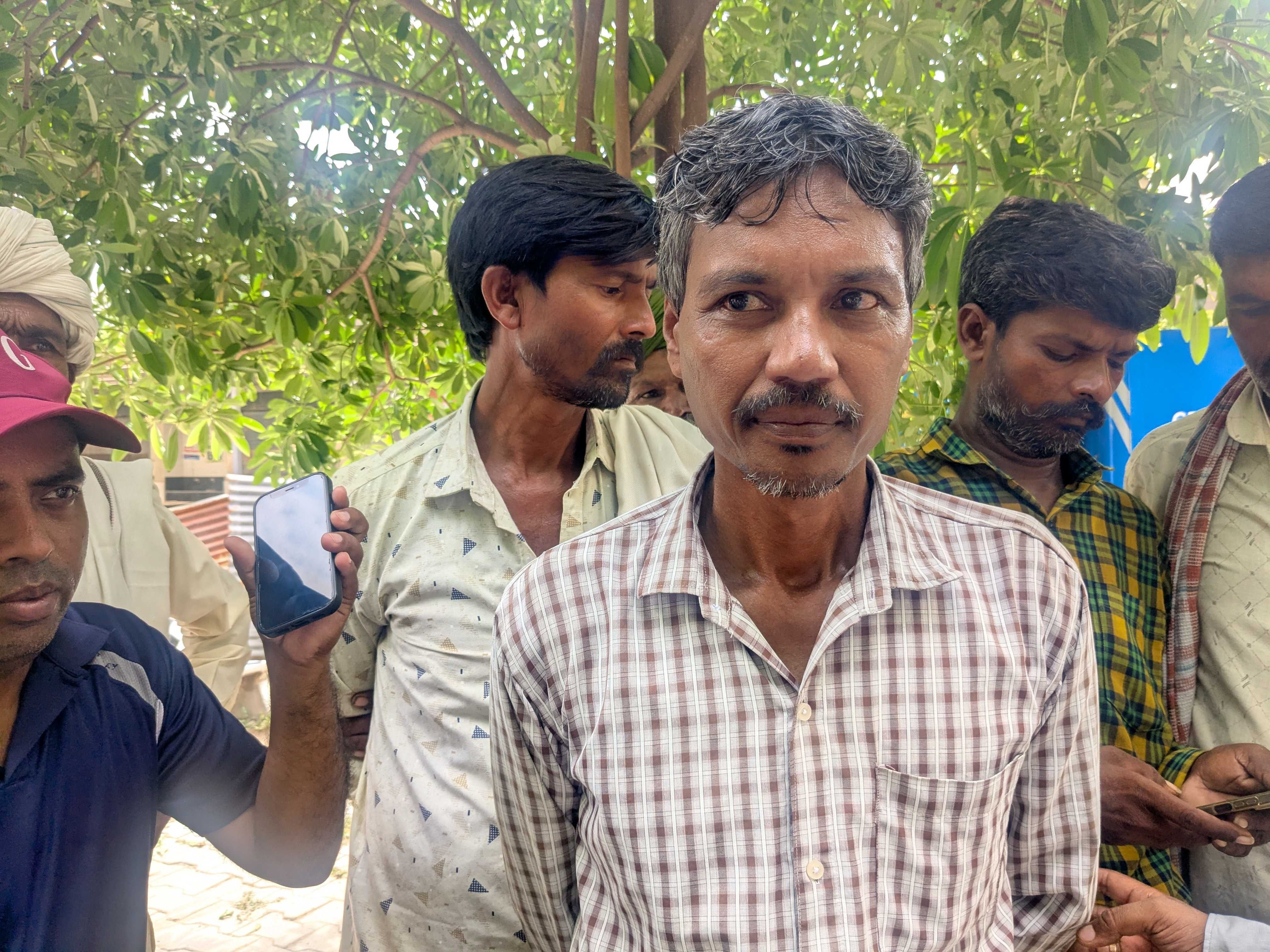 Suresh Patni, the father of 12-year-old Akash Patni, a victim of the Air India crash in India