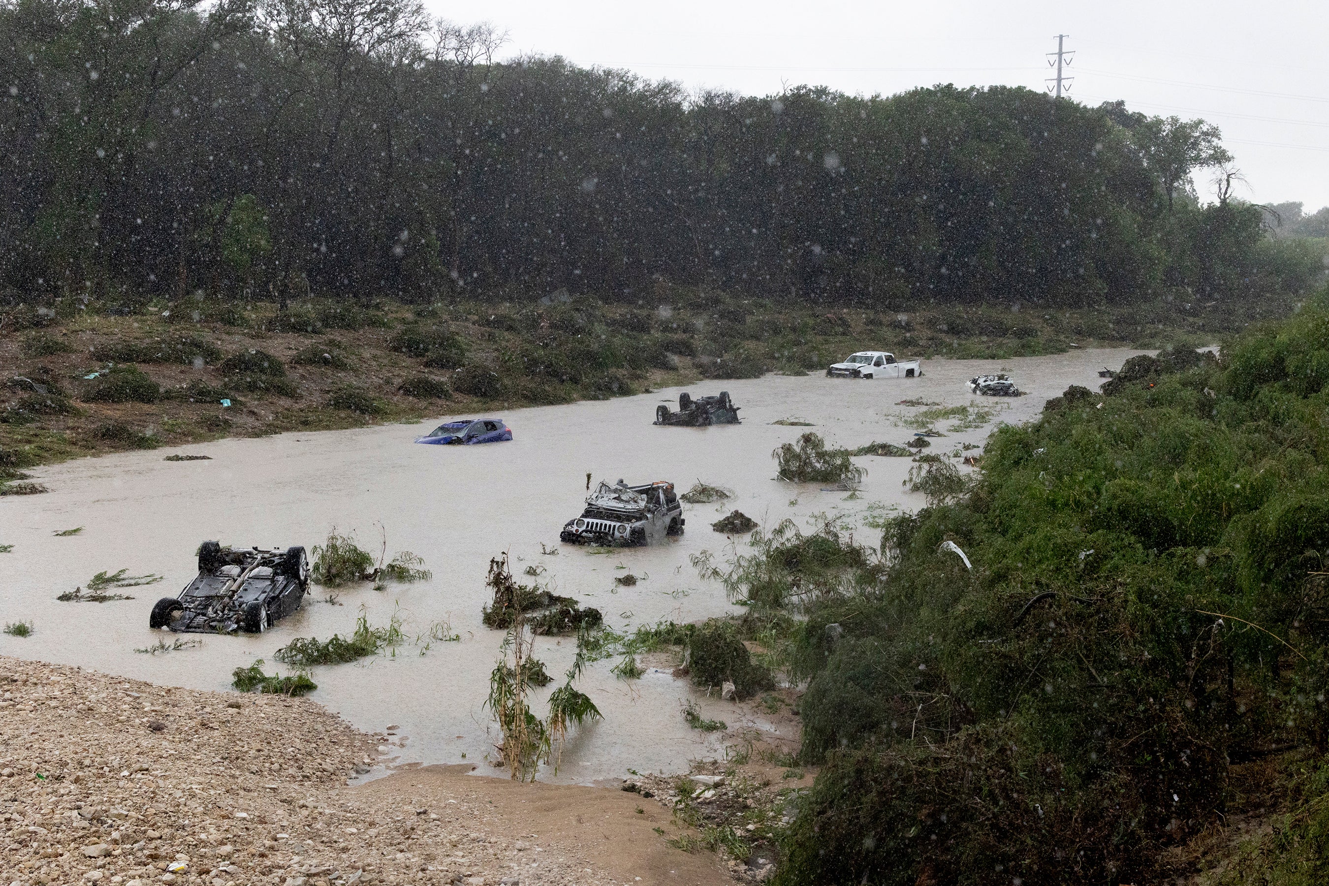 At least 13 people have died in rains in San Antonio, Texas.