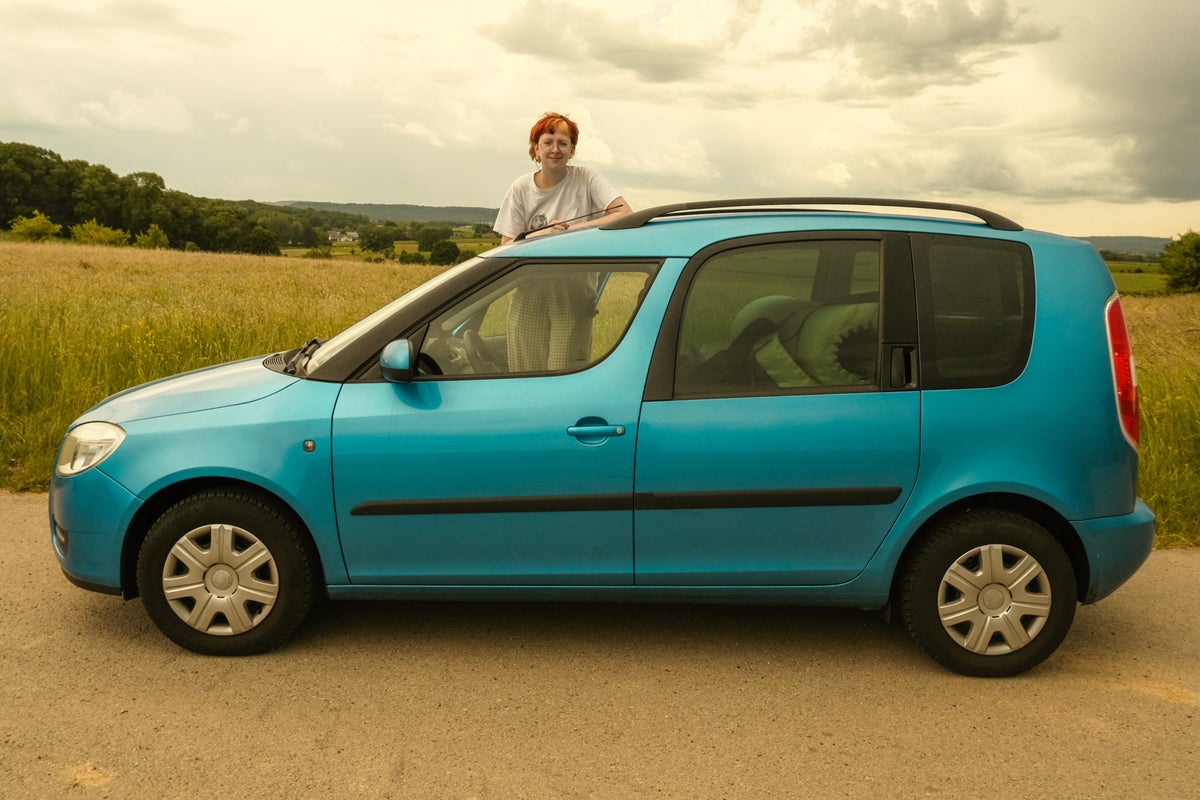 How this teen turned her car into a DIY camper with £400 and 12 hours