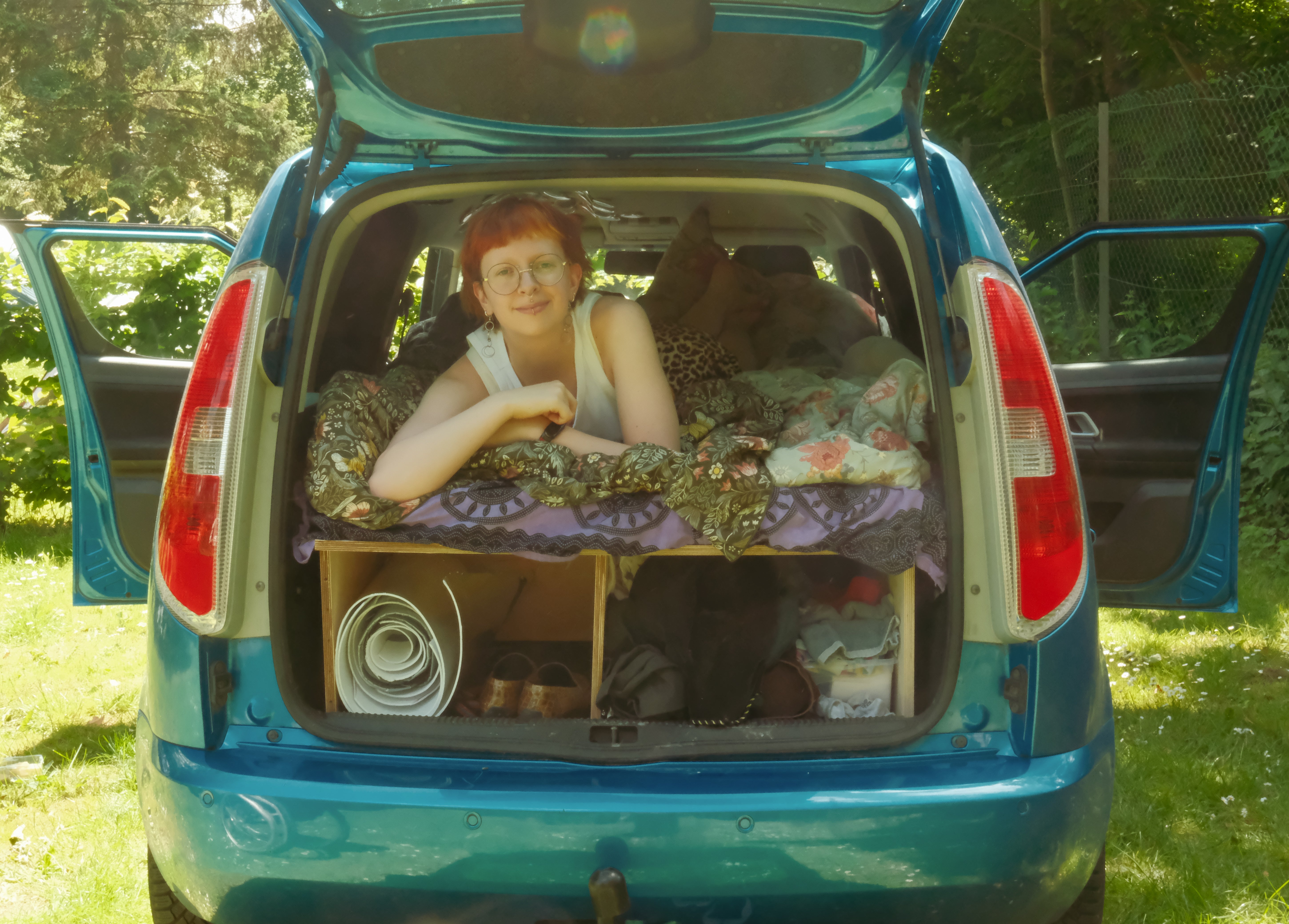 Zoe has taken the campervan to Luxembourg