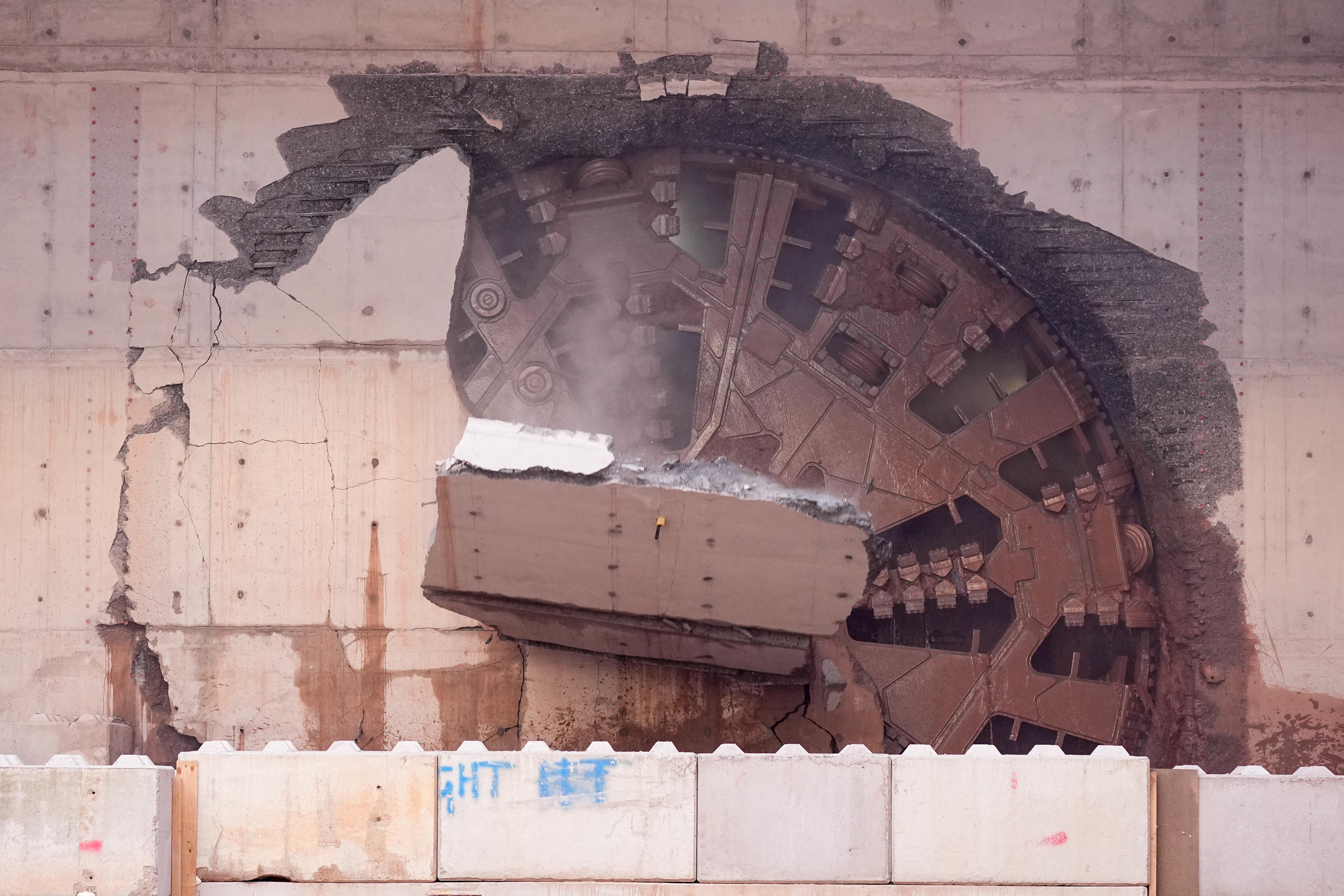 Work at Washwood Heath depot, two miles northeast of Birmingham city centre (Jacob King/PA)