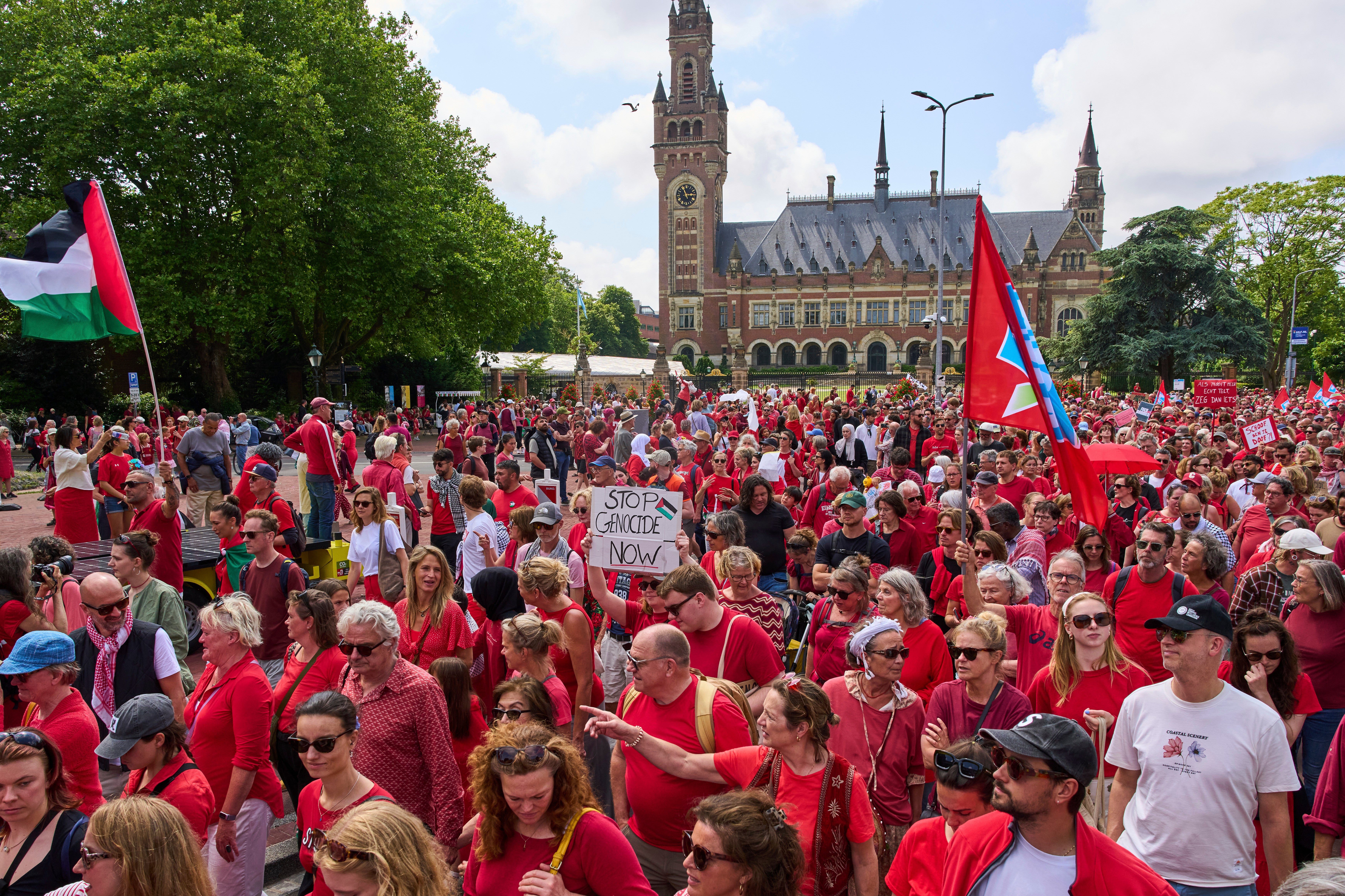 Netherlands Gaza Protest