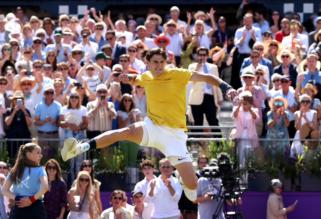 This year Draper and Alcaraz cannot meet until the final