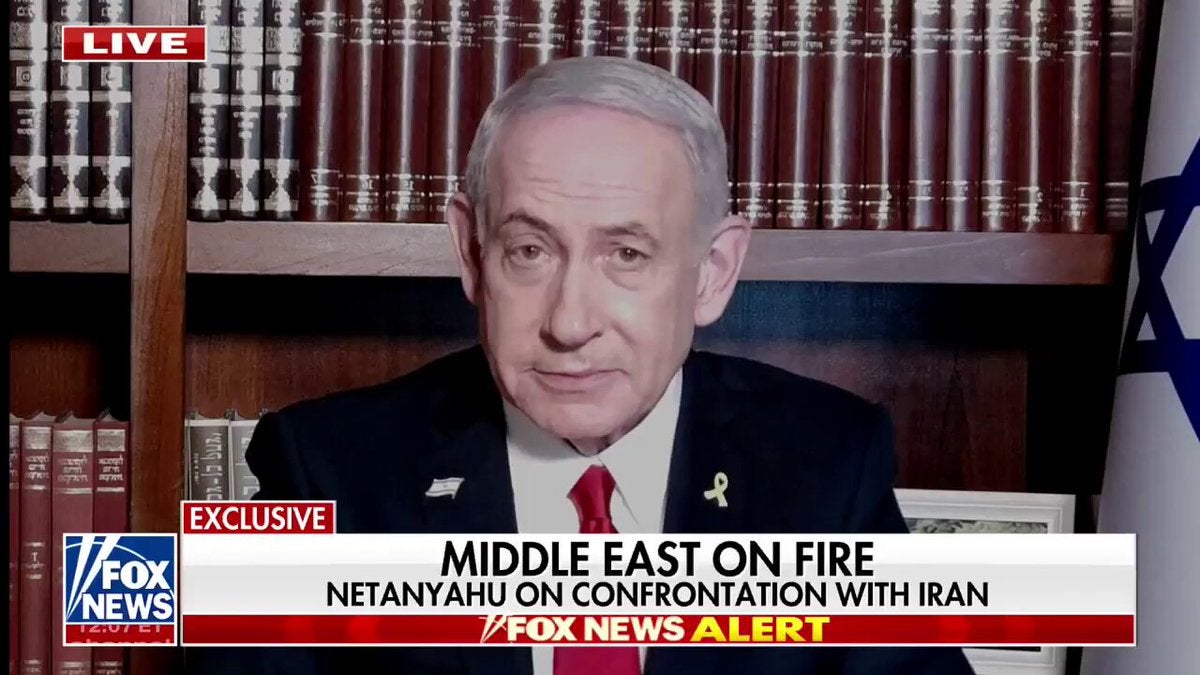 Israeli Prime Minister Benjamin Netanyahu appeared on Fox News for his first major interview following Israeli's bombardments in Iran