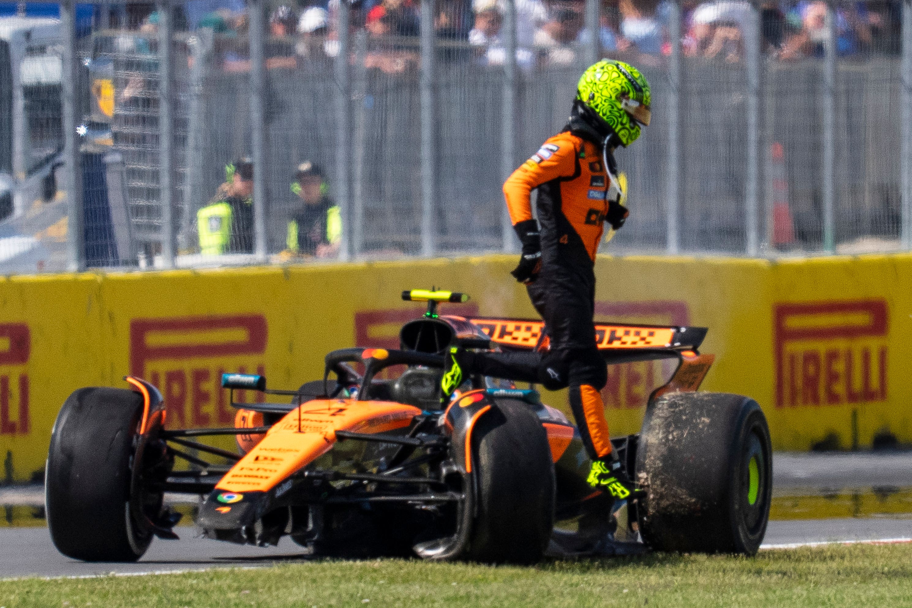 Lando Norris reacts to Oscar Piastri collision: ‘I made a fool of myself’
