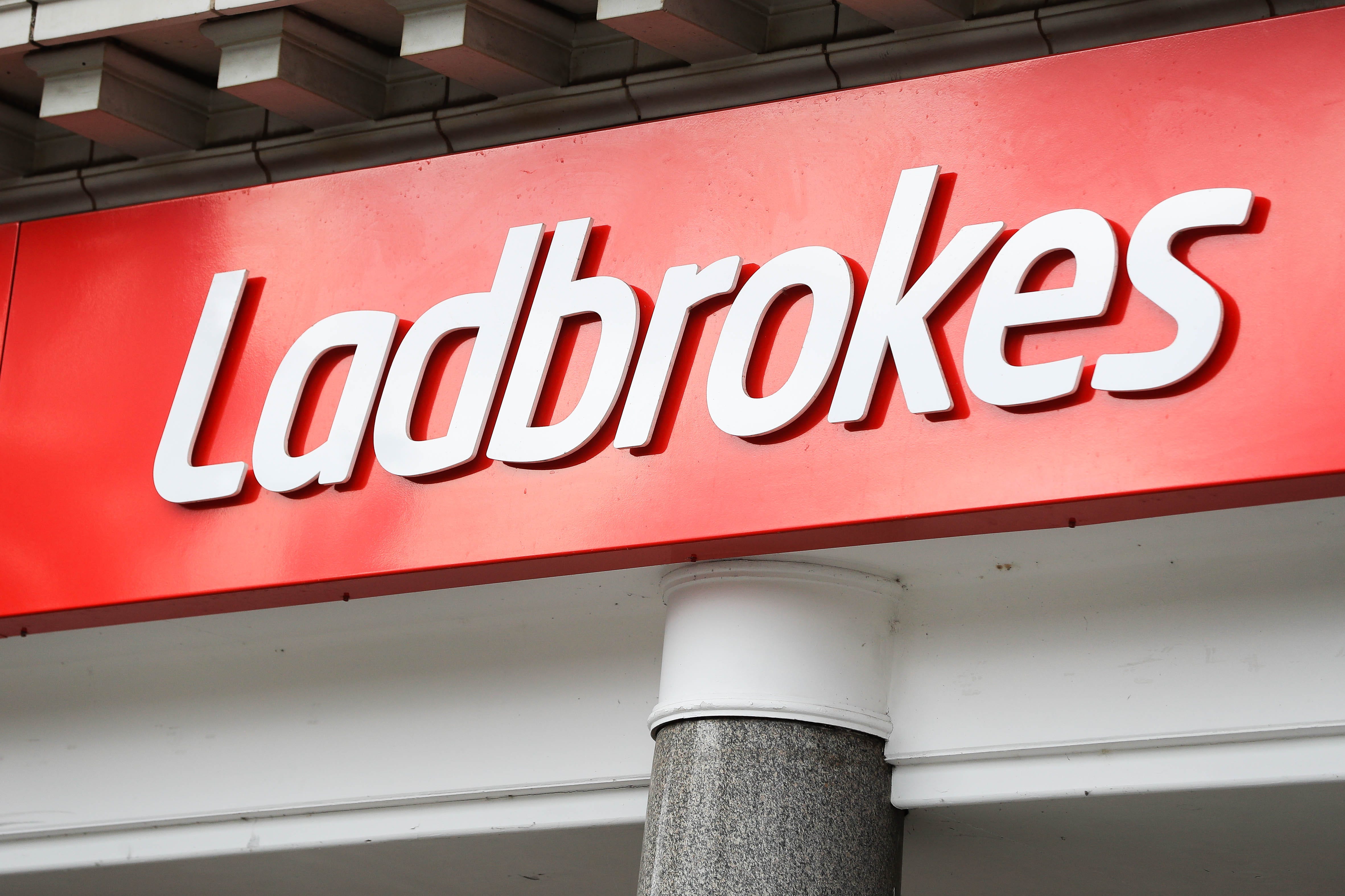 Ladbrokes and Coral gambling giant Entain has seen its shares rise (PA)