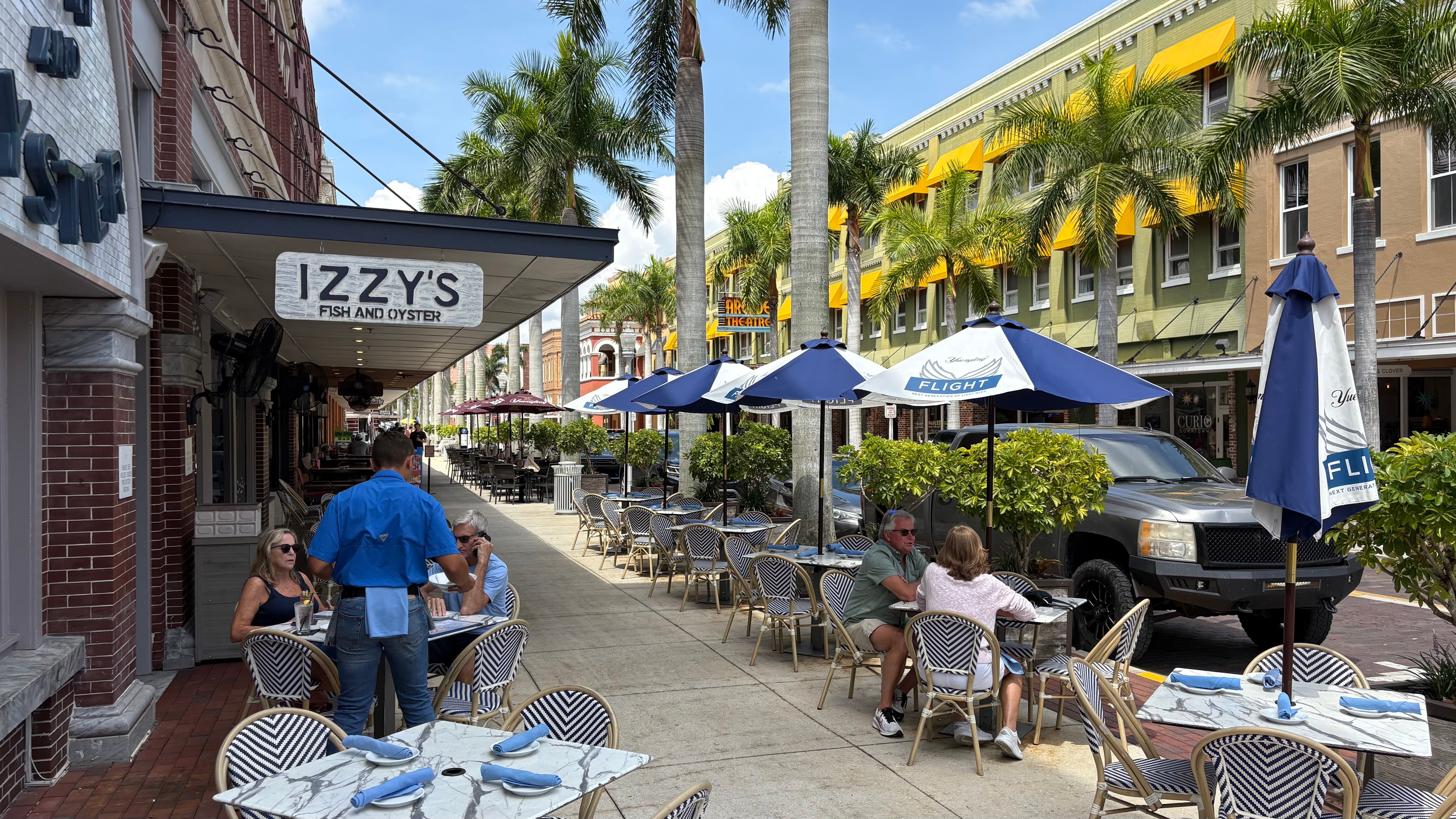 Downtown Fort Myers is full of independent bars, restaurants and shops