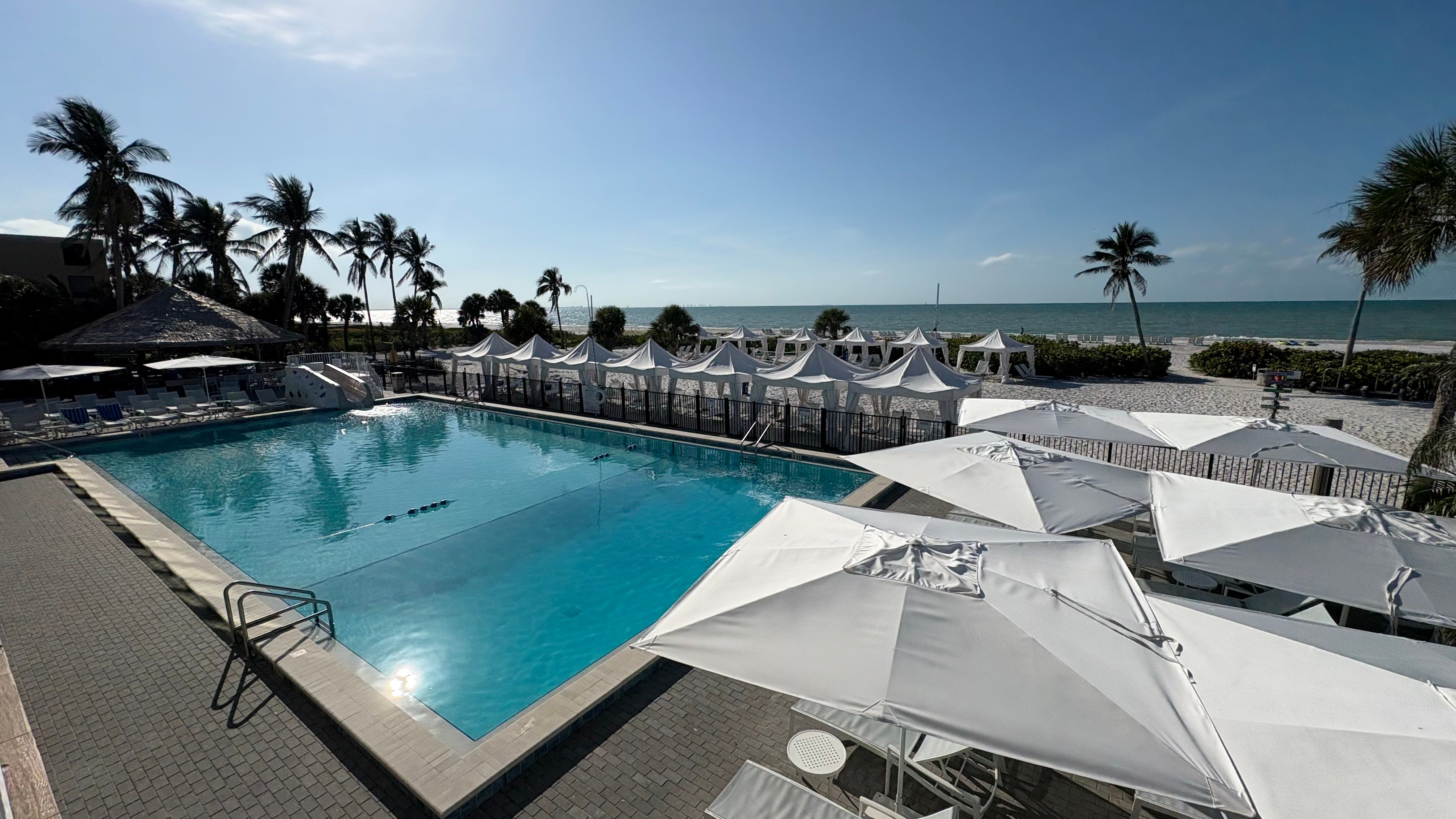 The pool at the Sundial Beach Resort in Sanibel