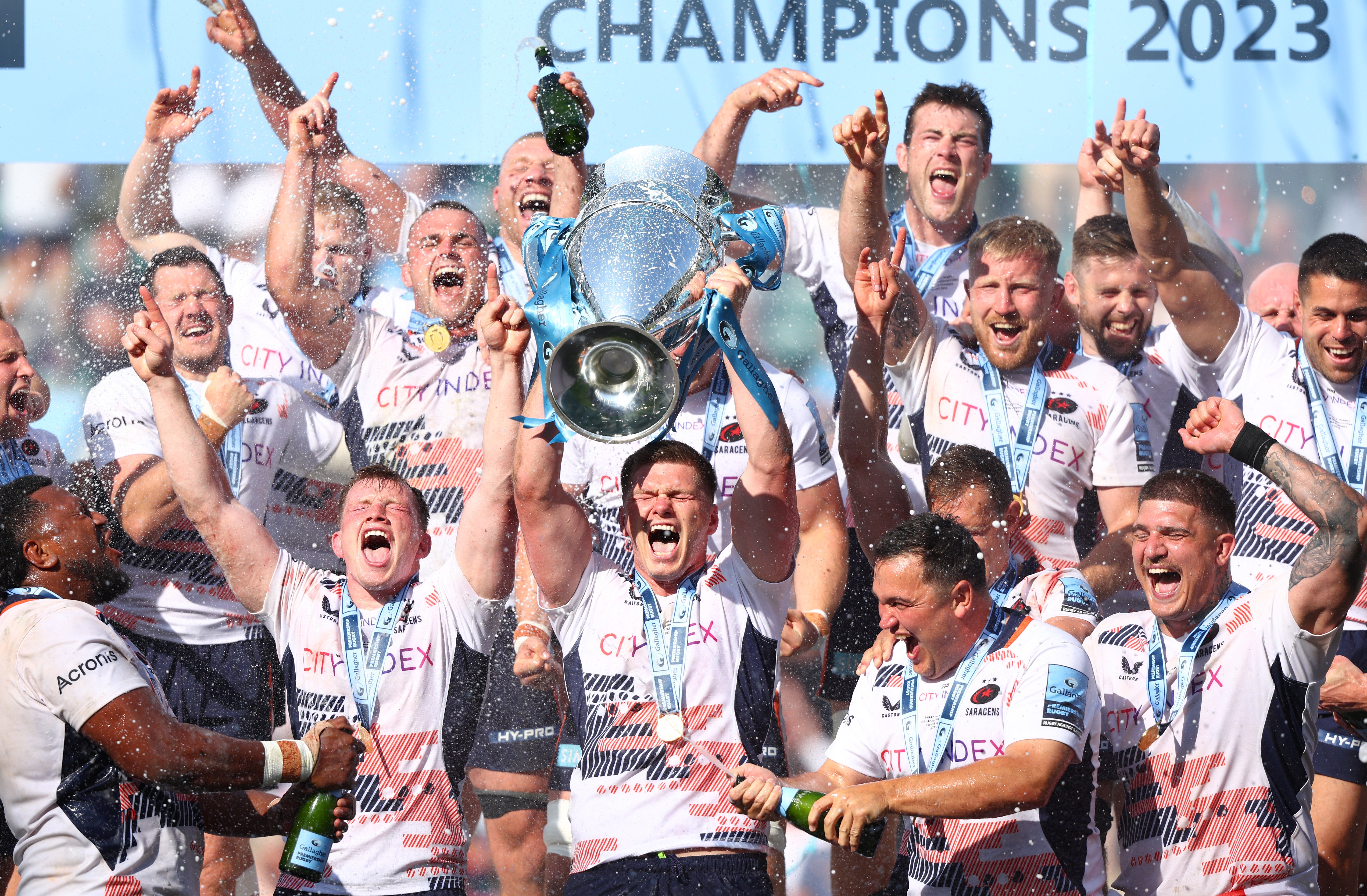 Owen Farrell won a boatload of trophies during his first stint with Saracens