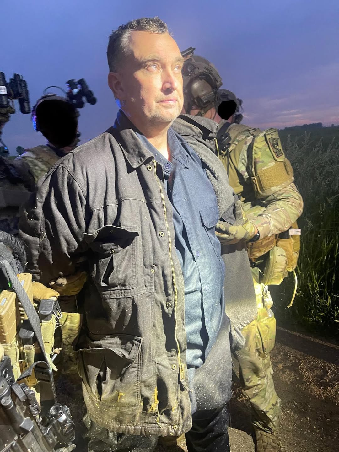 Vance Boelter was described as the ‘face of evil’ by a local sheriff moments after his arrest. He was pictured being handcuffed along a dirt road and is charged with two counts of second-degree murder