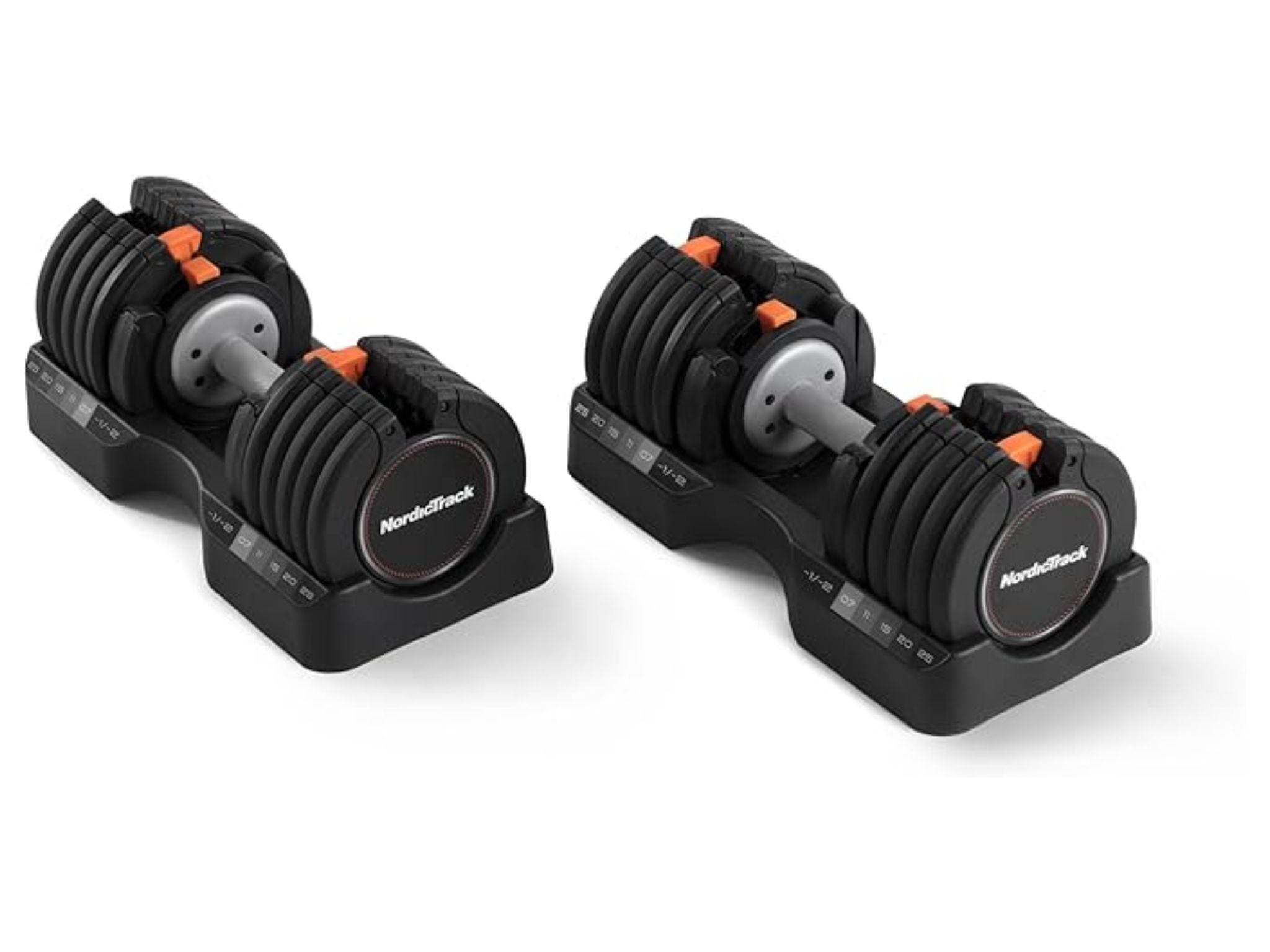 NordicTrack select-a-weight dumbbells