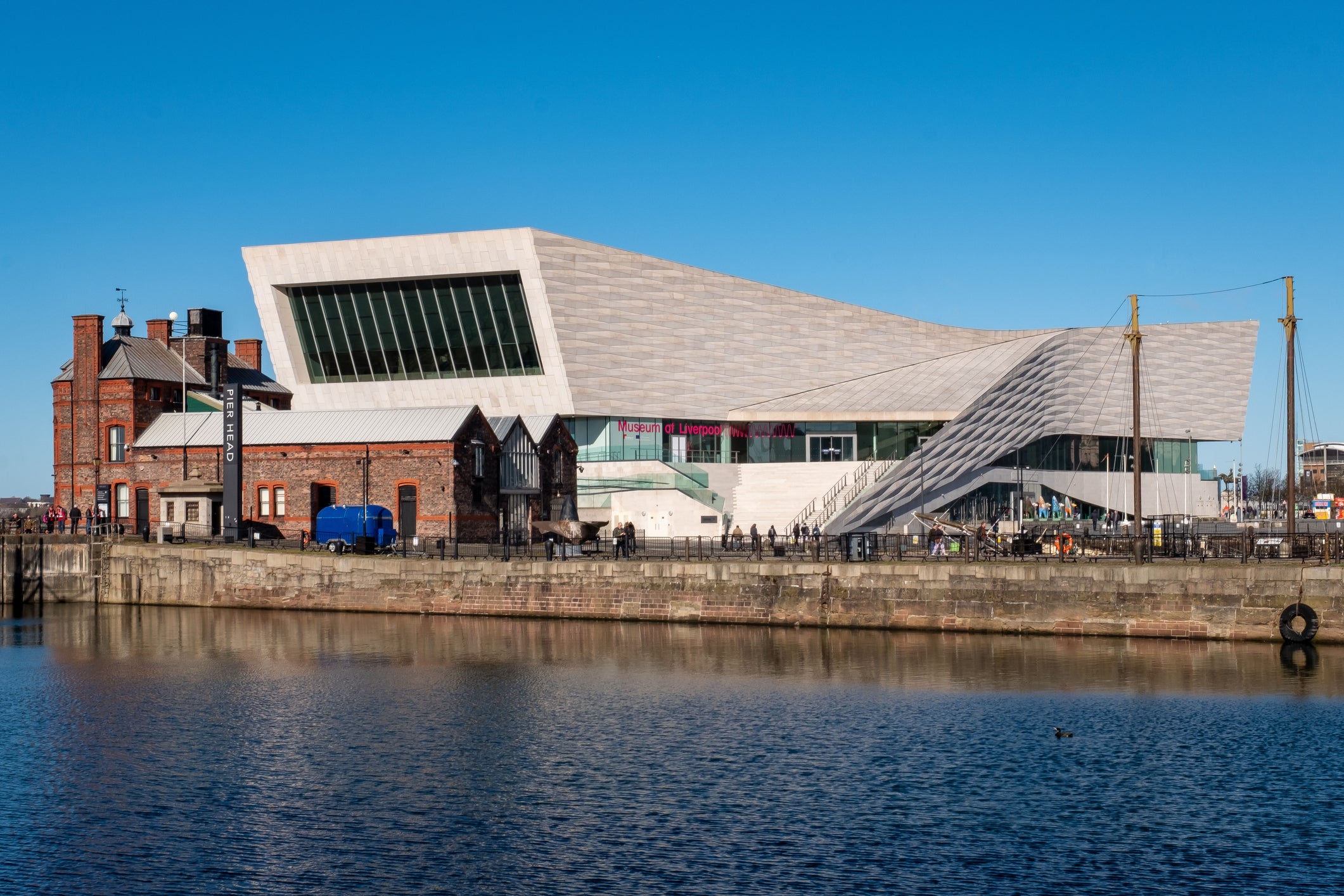 The Museum of Liverpool is situated next to Royal Albert Dock