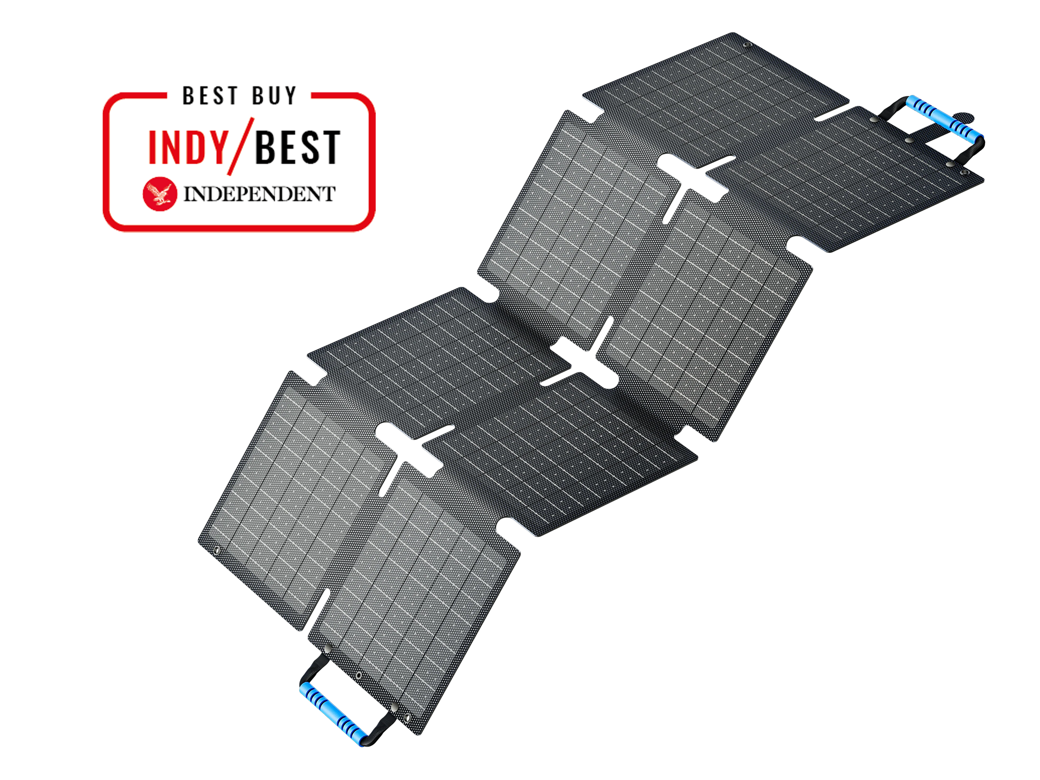 Bluetti PV60F portable solar panel with best buy logo