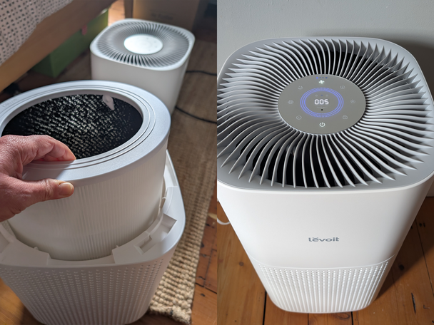 Testing the Levoit air purifier