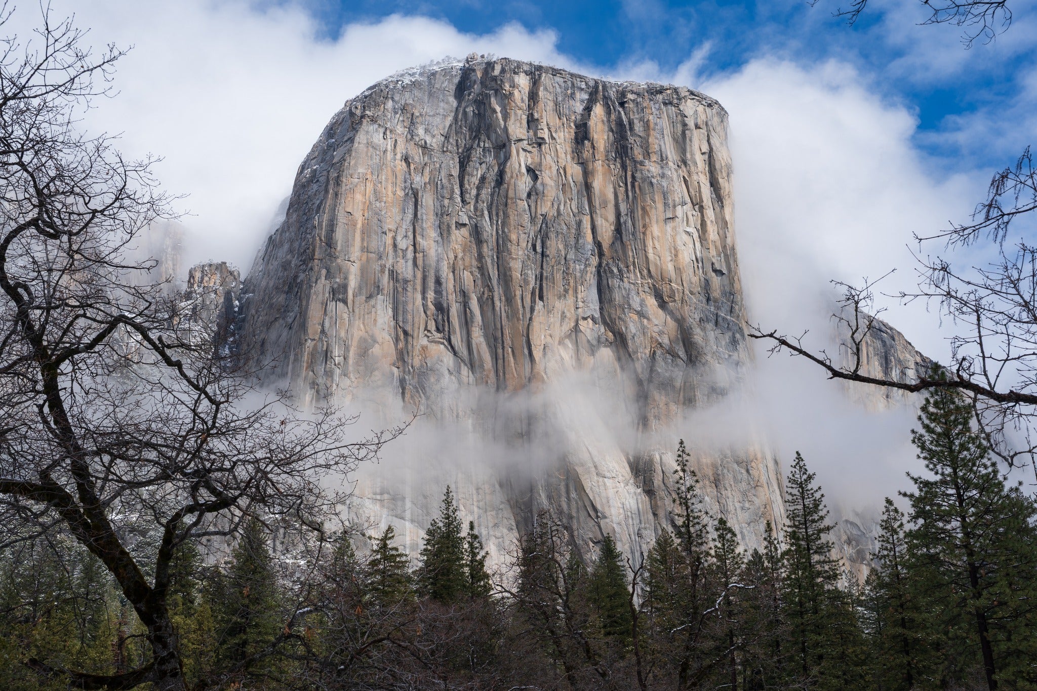 Last year, national parks across the nation, including Yosemite’s El Capitan summit (pictured) saw a record amount of recreational visits.
