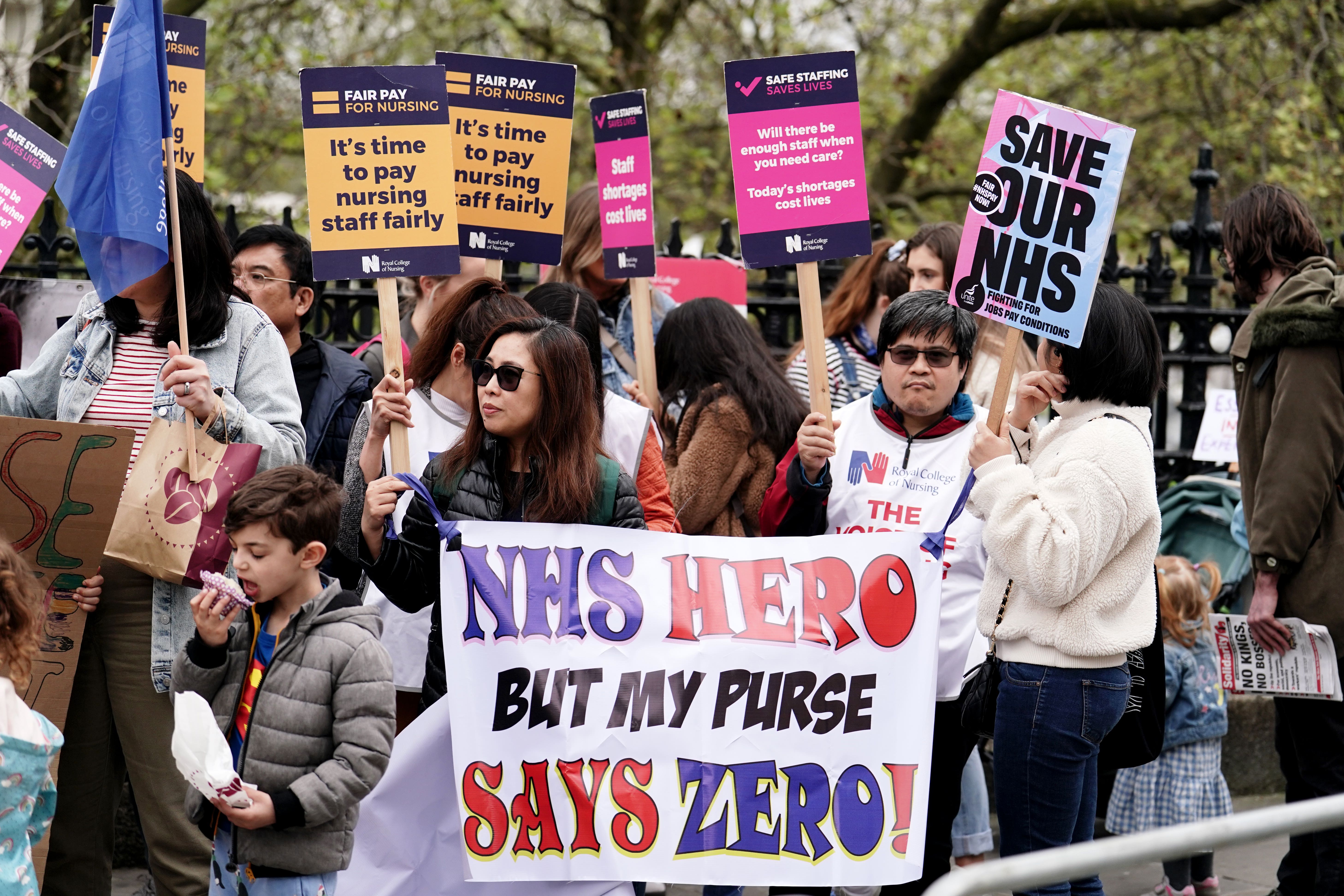 The legislation was introduced in 2023 against a backdrop of strike action (Jordan Pettitt/PA)