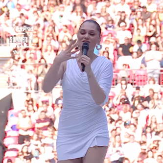 Jessie J performing at Capital’s Summertime Ball
