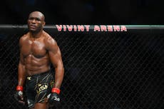 Kamaru Usman fights back tears after beating Joaquin Buckley to earn first UFC win since 2021