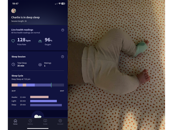 Best baby monitor Indybest review Owlet dream sock