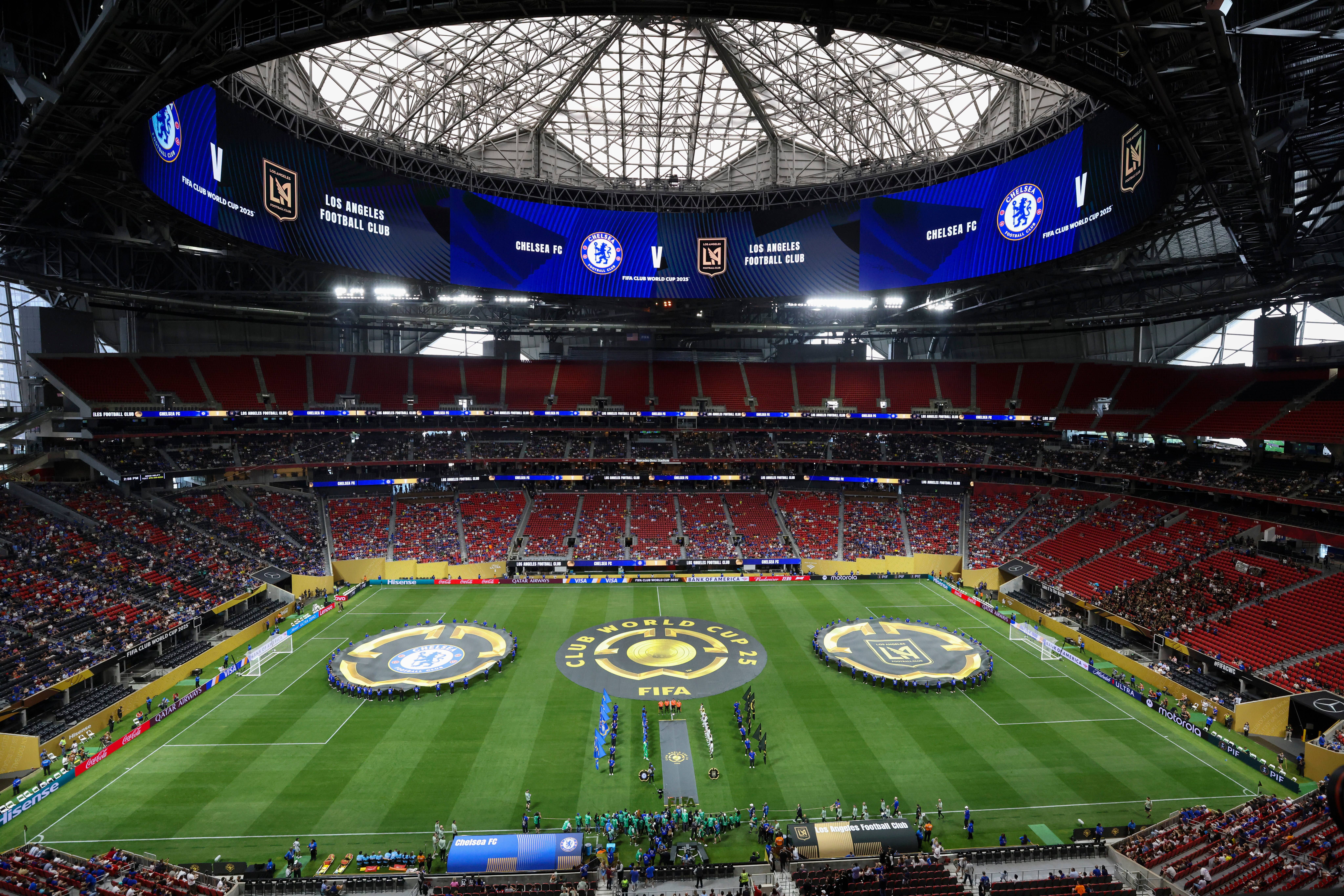 There was a sparse crowd in Atlanta (Jason Getz/AP)