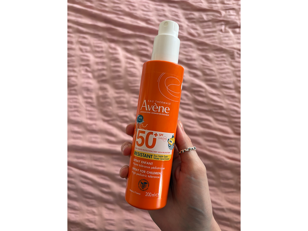 Best kids sunscreen IndyBest review Avène spray for children, SPF 50+ 