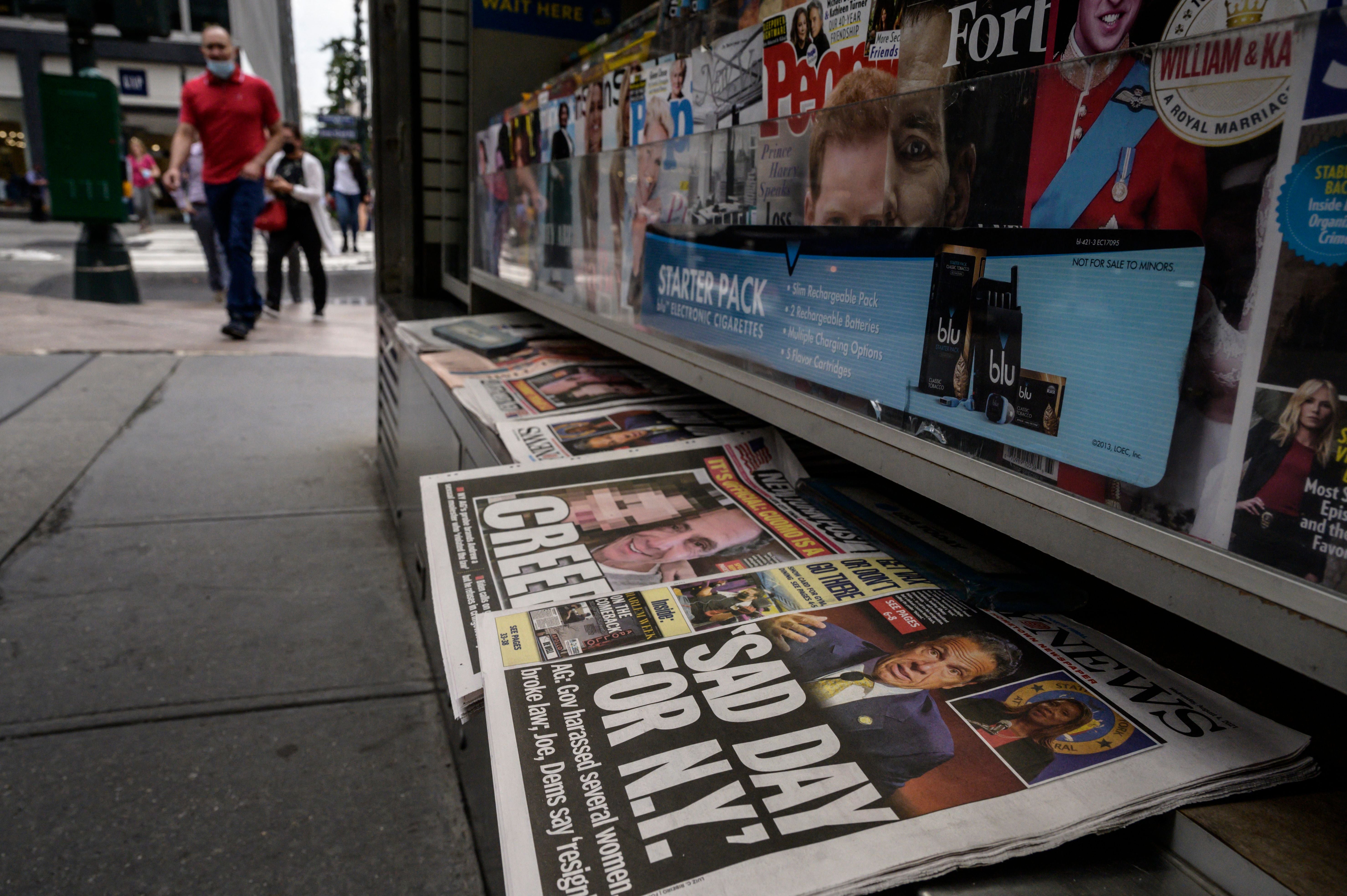 More Americans are getting their news from social media than traditional sources, a survey has found.