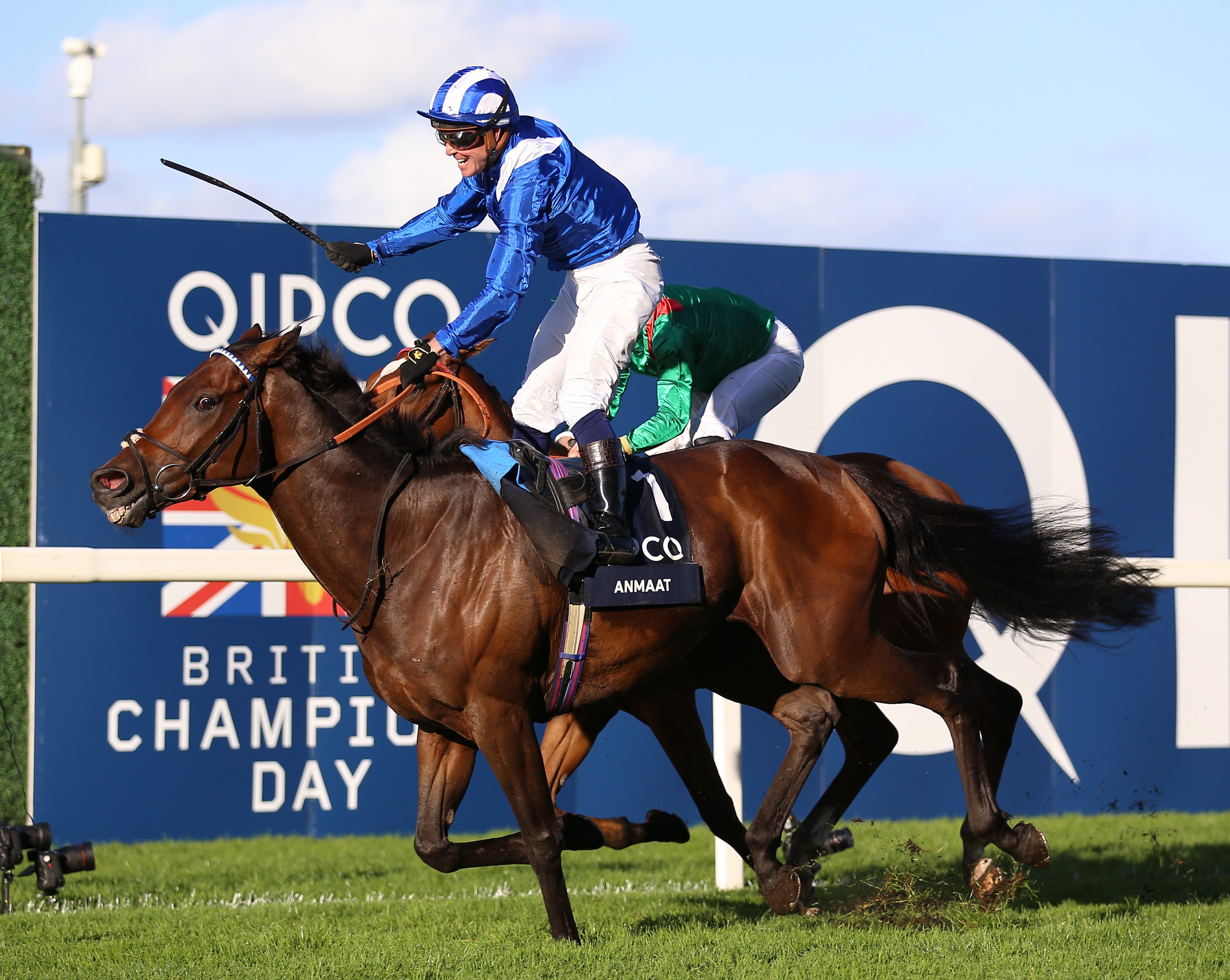 <p>Anmaat is set to clash with Los Angeles in the Prince of Wales's Stakes at Royal Ascot</p>