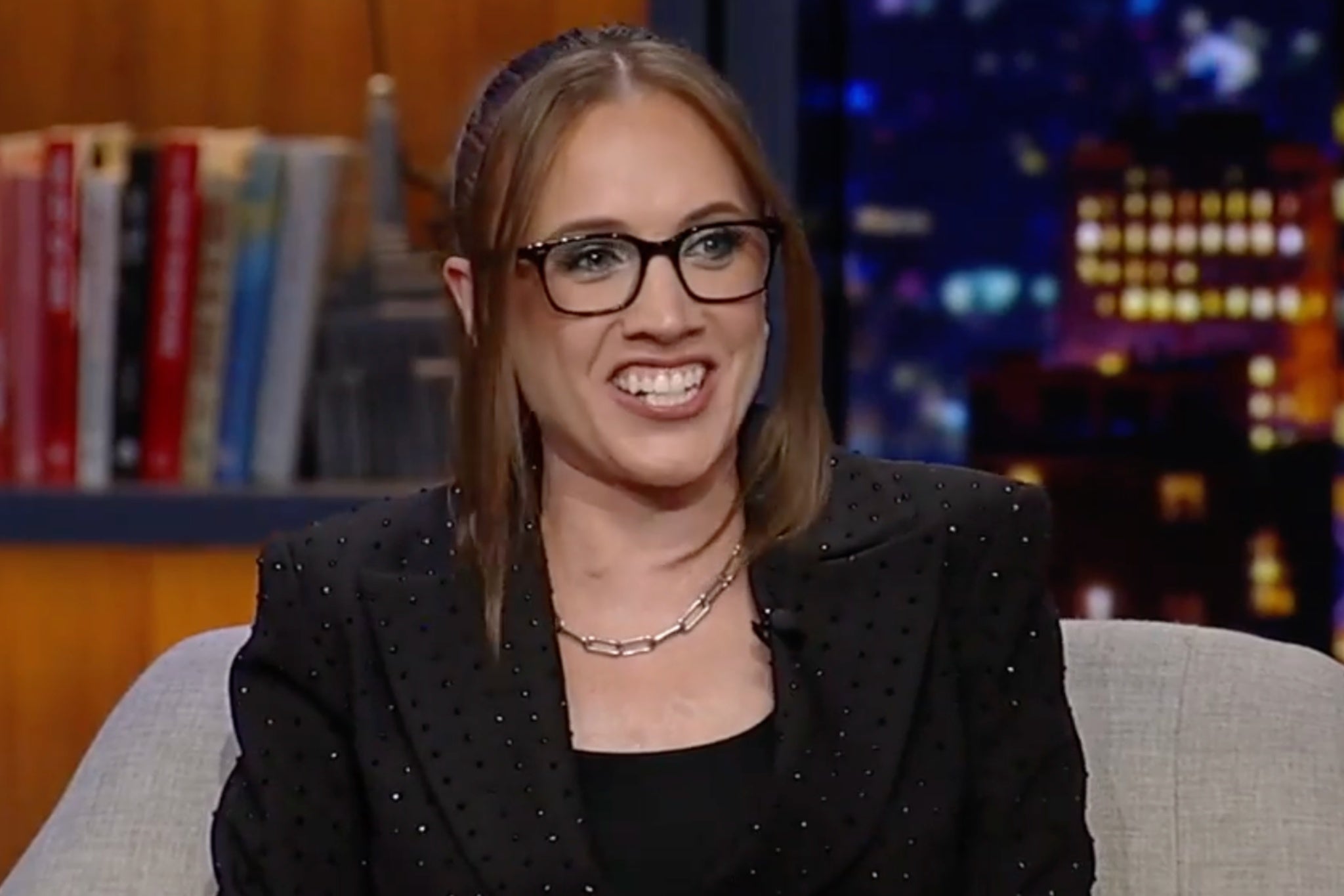 Kat Timpf returned to ‘Gutfeld!’ Monday night after a months-long absence