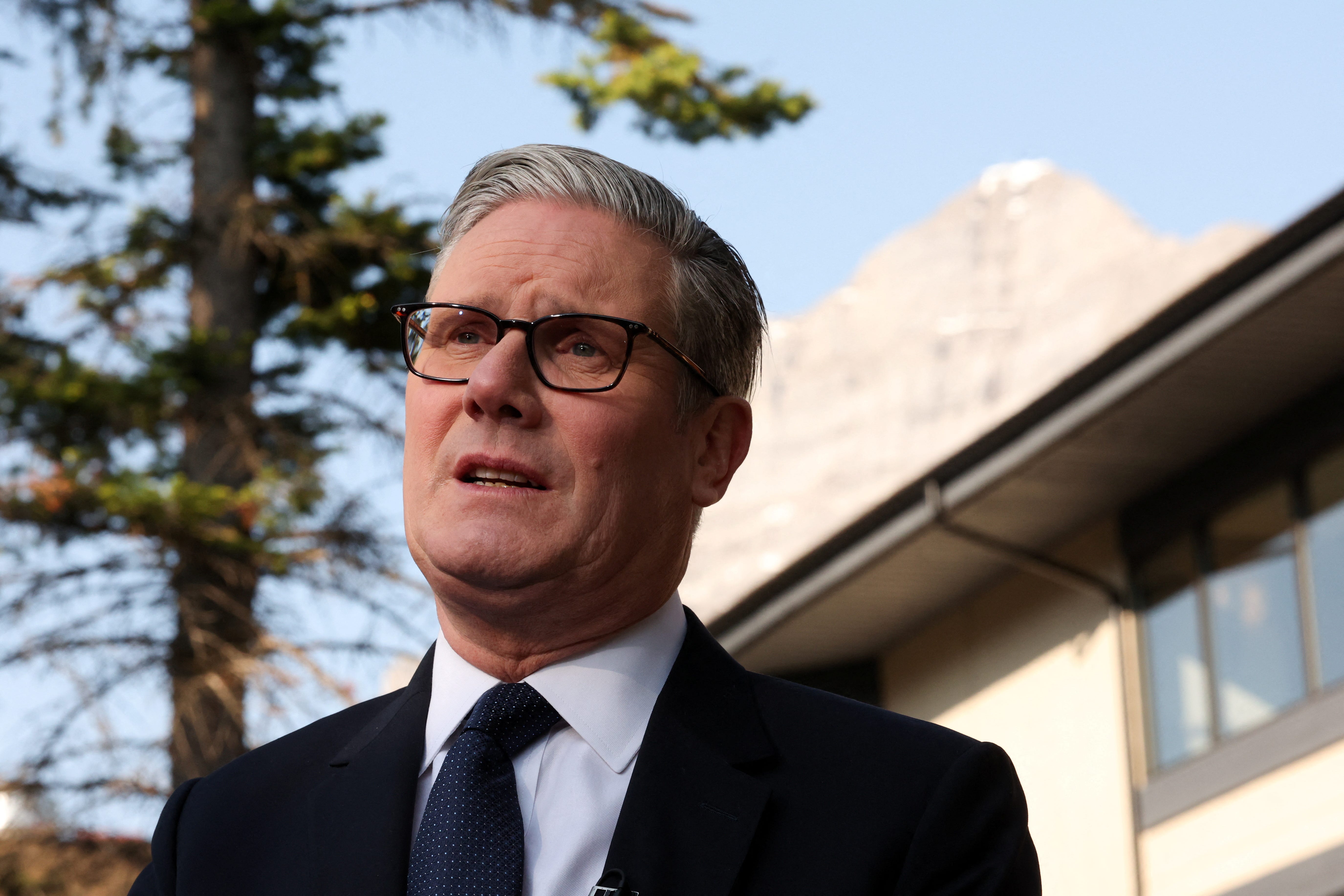 Prime Minister Sir Keir Starmer said the sanctions are ‘hitting hard’ (Suzanne Plunkett/PA)