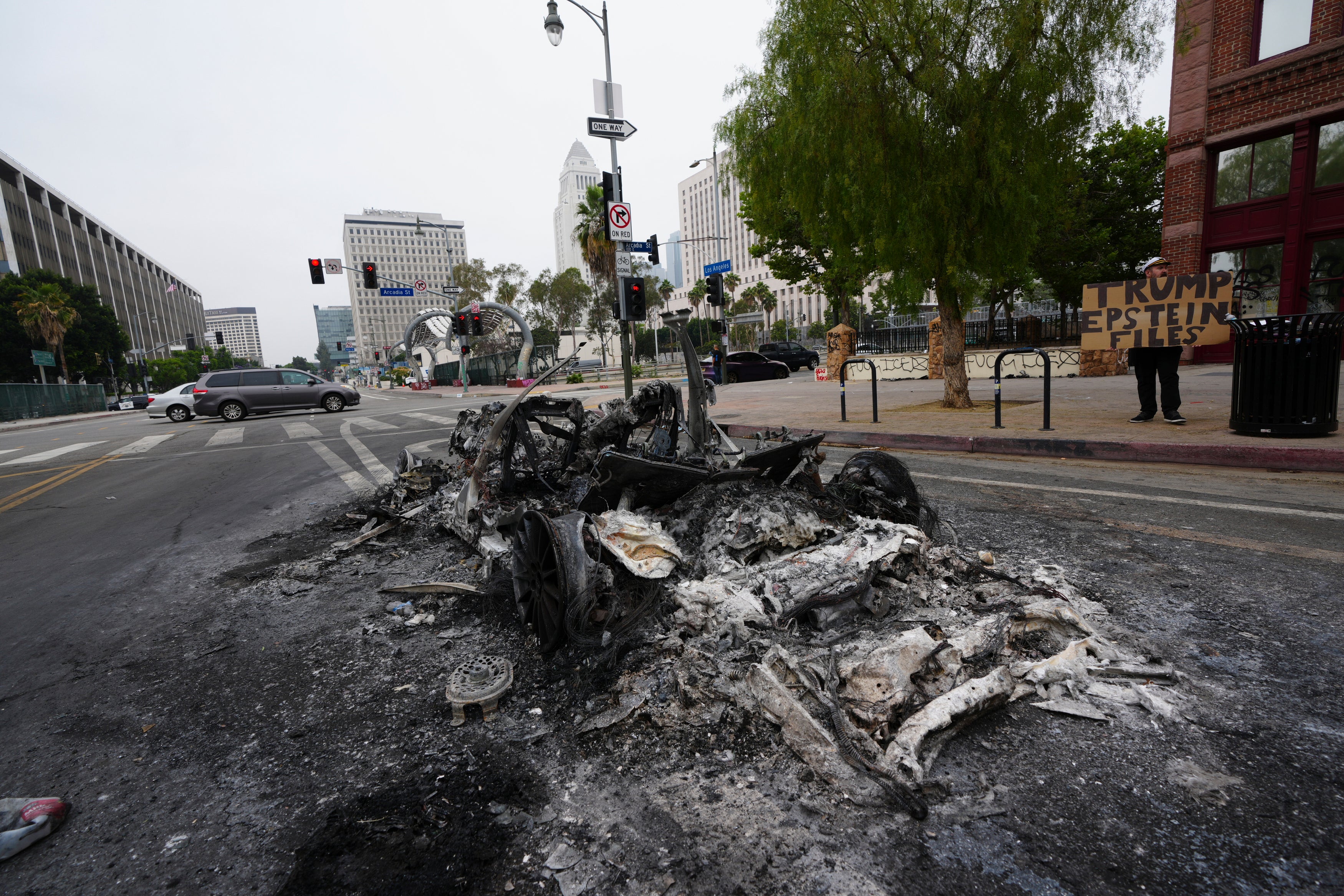 LA protests have cost the city nearly $20 million in police overtime and vandalism repairs