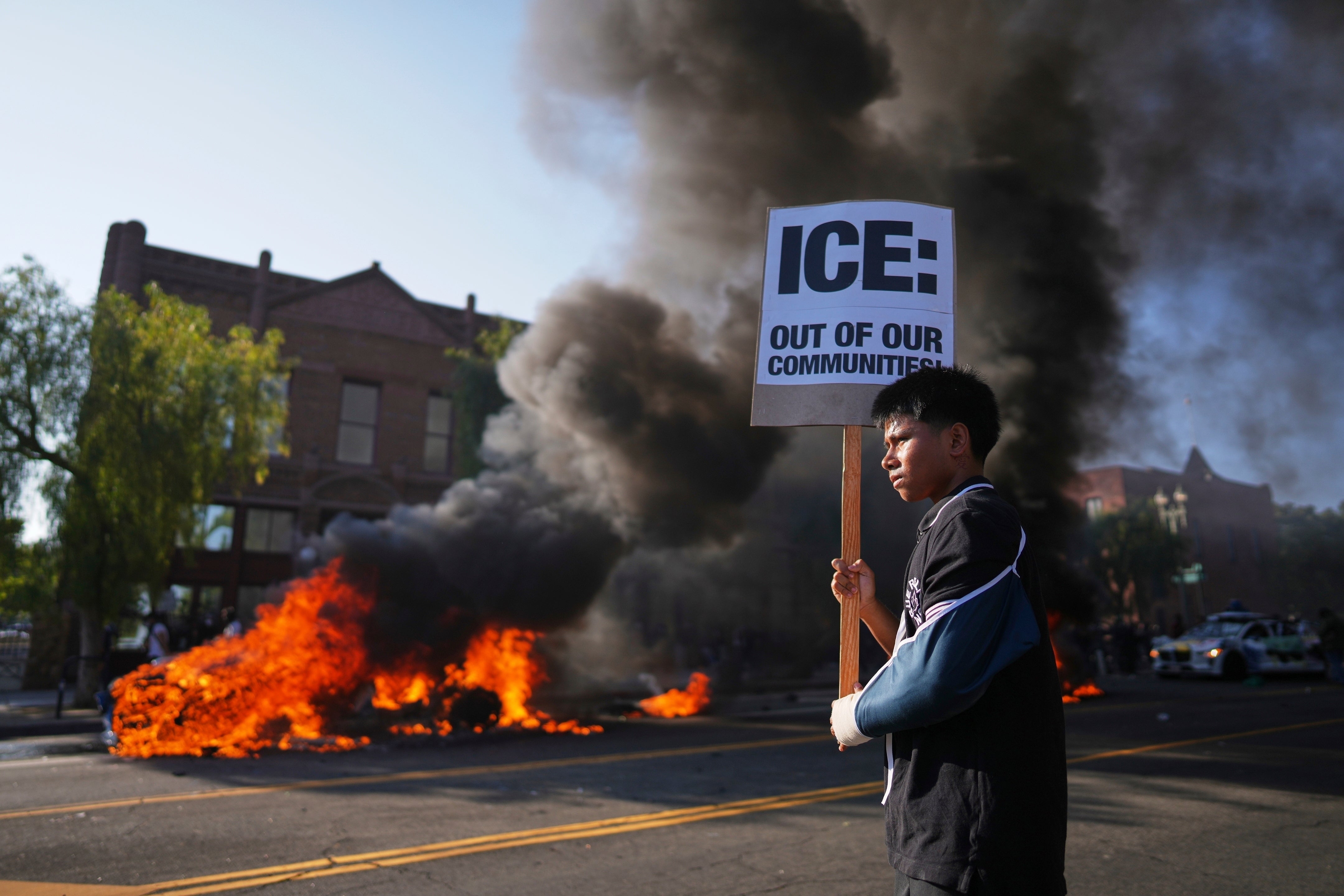 Anti-ICE protests erupted in LA over the weekend, bringing days of civil unrest