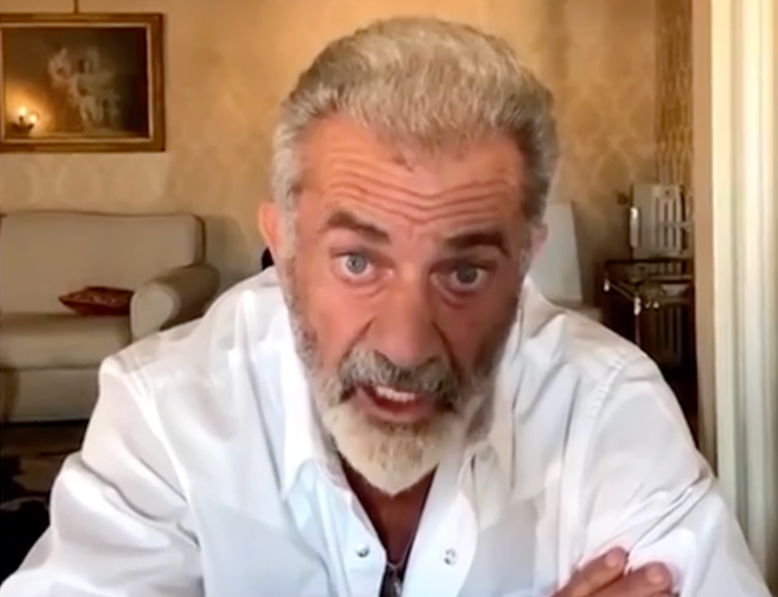 Hollywood actor Mel Gibson calls for the public to overthrow L.A.'s political leadership in an extract from Raymond Arroyo's podcast shown on Fox News on Monday June 16 2025