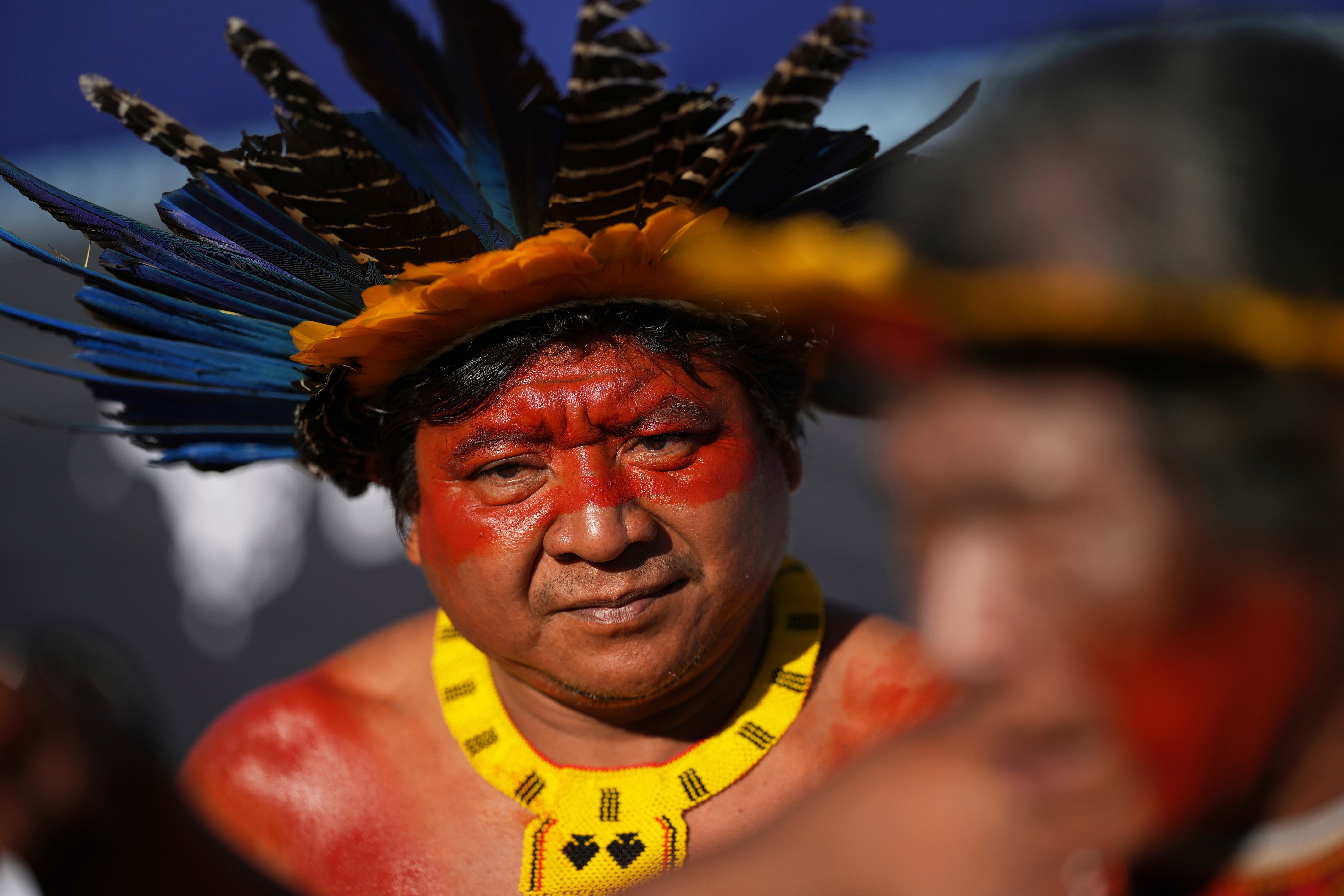 Brazil Amazon Oil Protest
