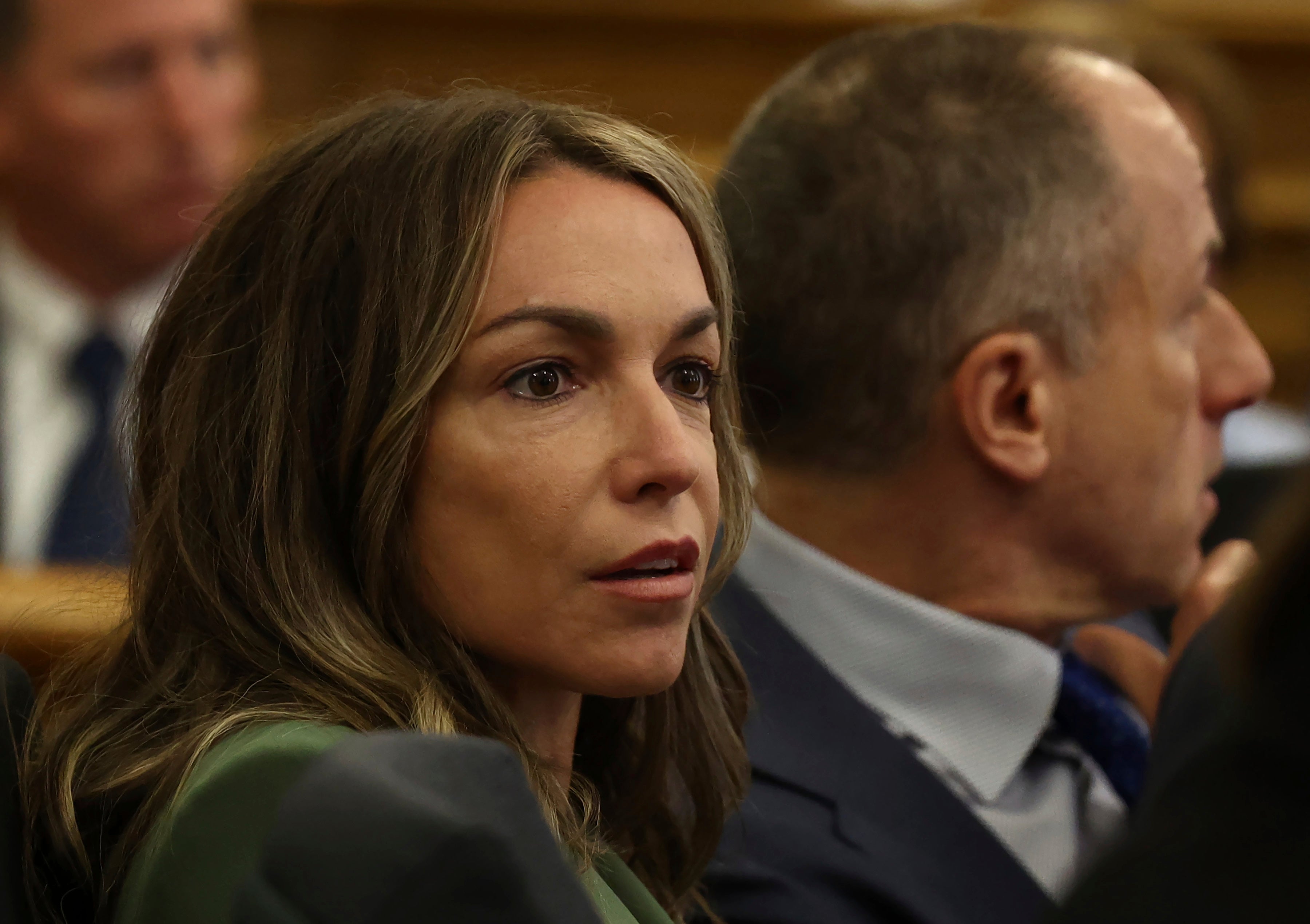 Karen Read and her attorney David Yannetti at Norfolk Superior Court on Tuesday. A jury has handed down a verdict in her retrial