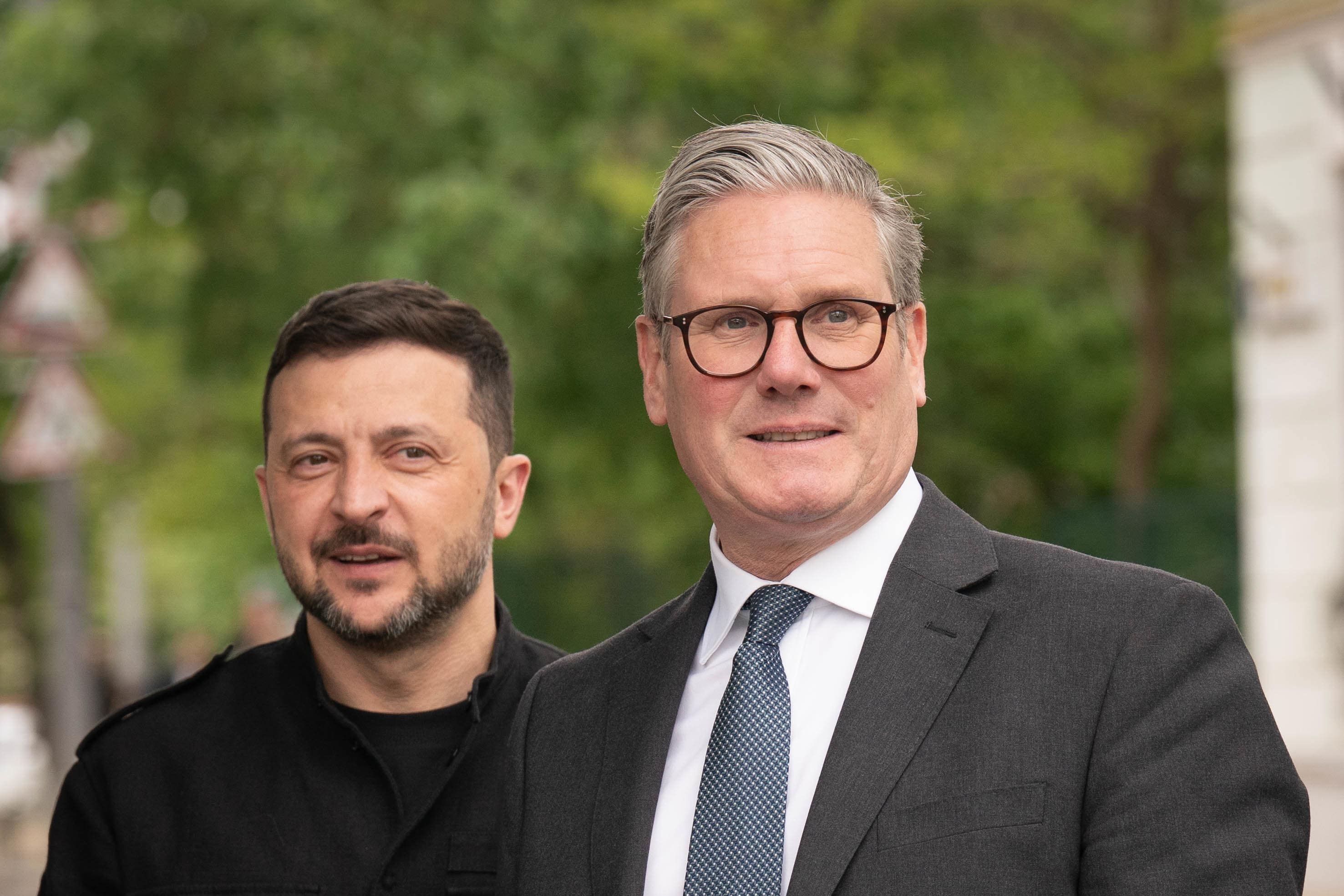 Sir Keir Starmer and Volodymyr Zelensky will convene the next coalition of the willing meeting, No 10 said (Stefan Rousseau/PA)