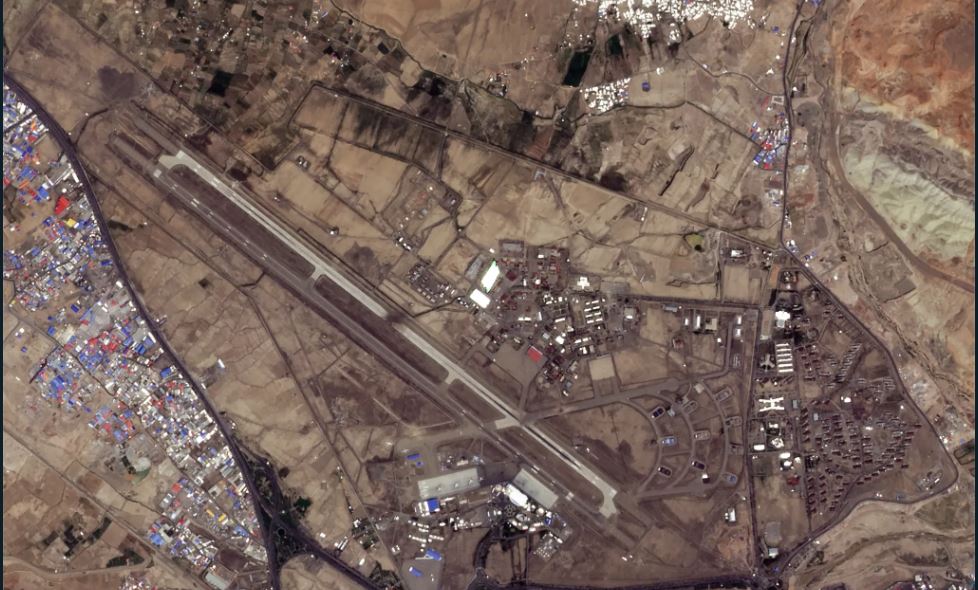 Tabriz airport damage