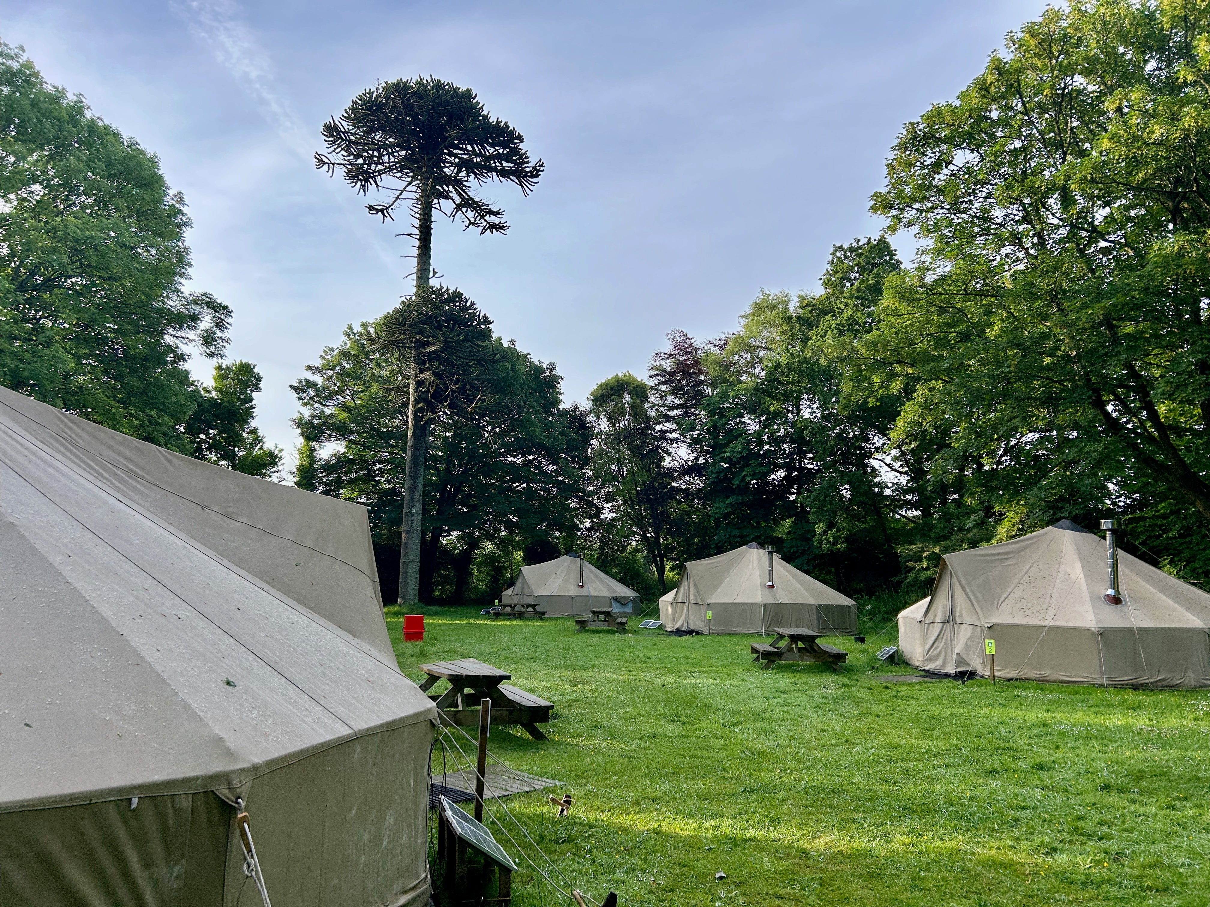 Glamping is one option at Penzance Youth Hostel