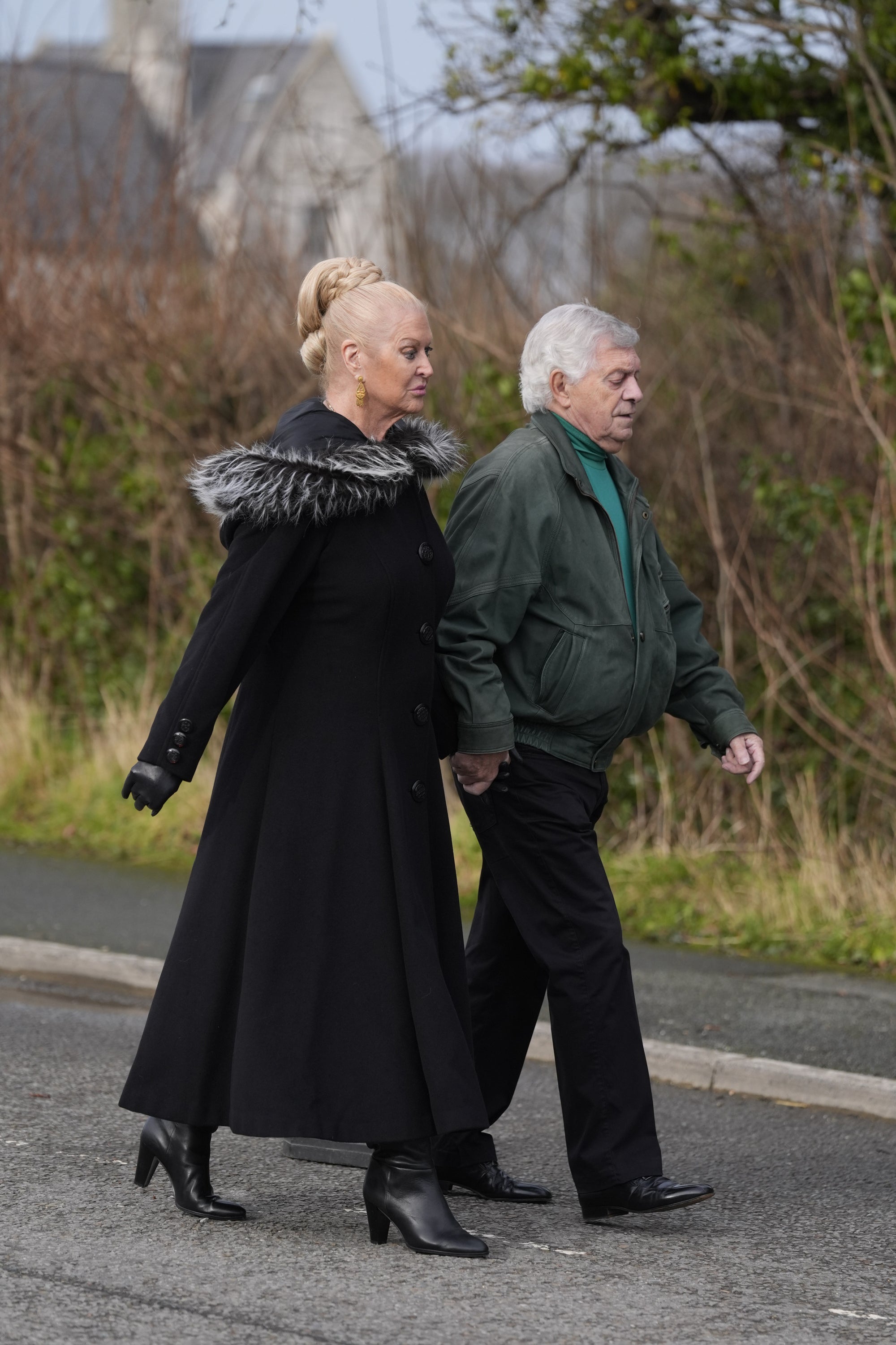 Kim Woodburn’s last public appearance alongside husband Peter in January 2025