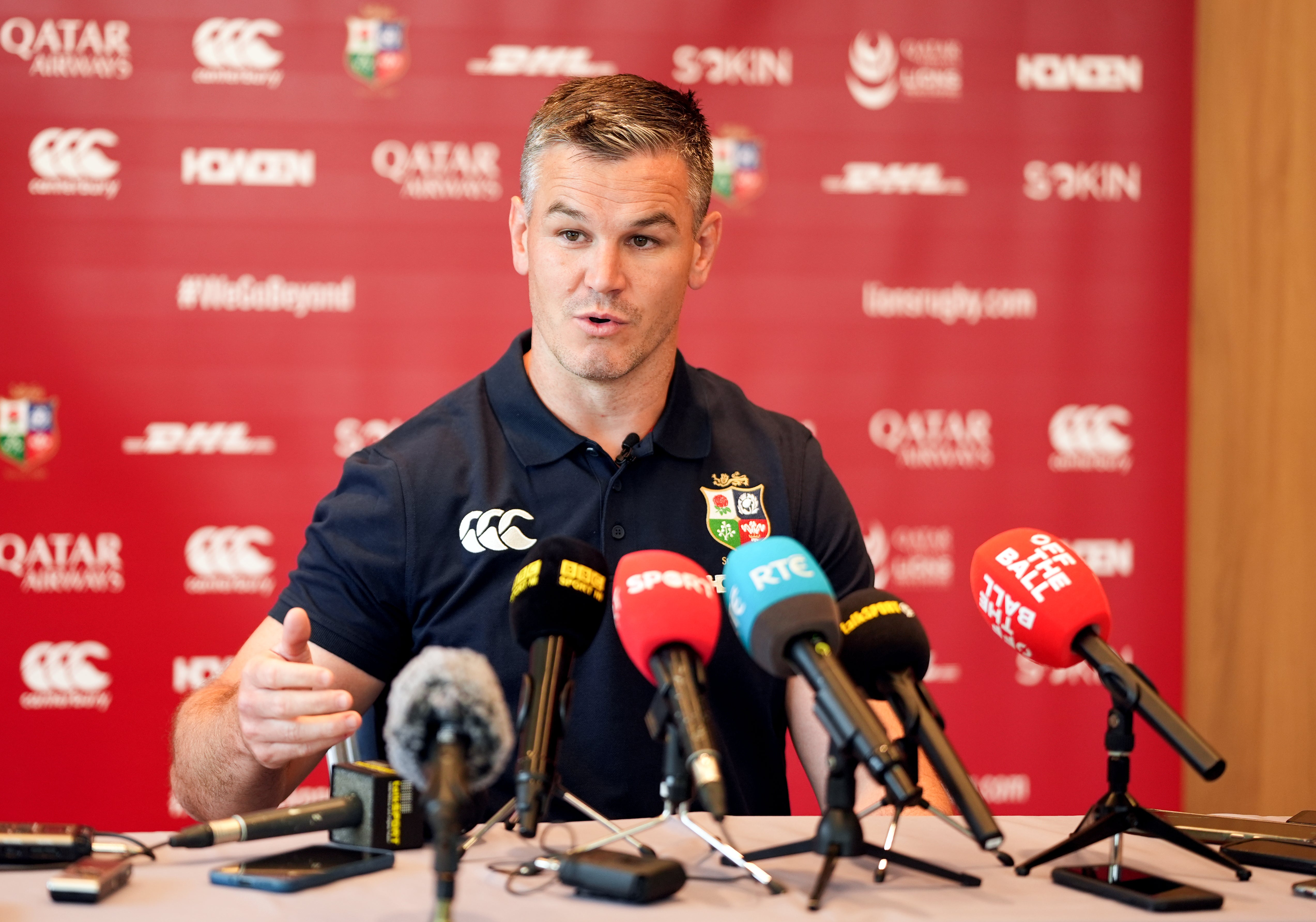 Sexton faced the media on Monday as one of the Lions’ assistant coaches