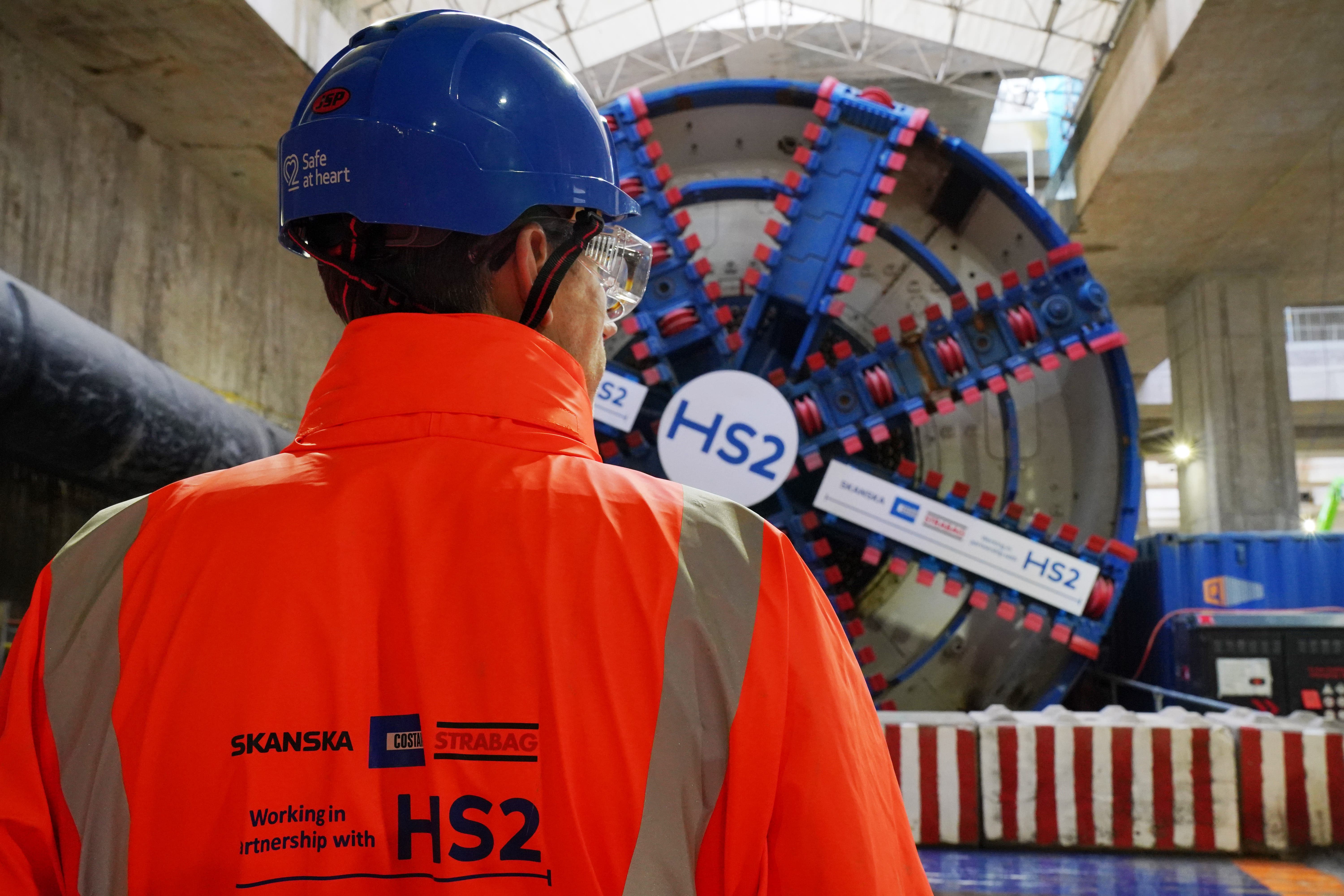 The opening of HS2 will be delayed beyond the planned date of 2033, the Government will confirm (Jonathan Brady/PA)