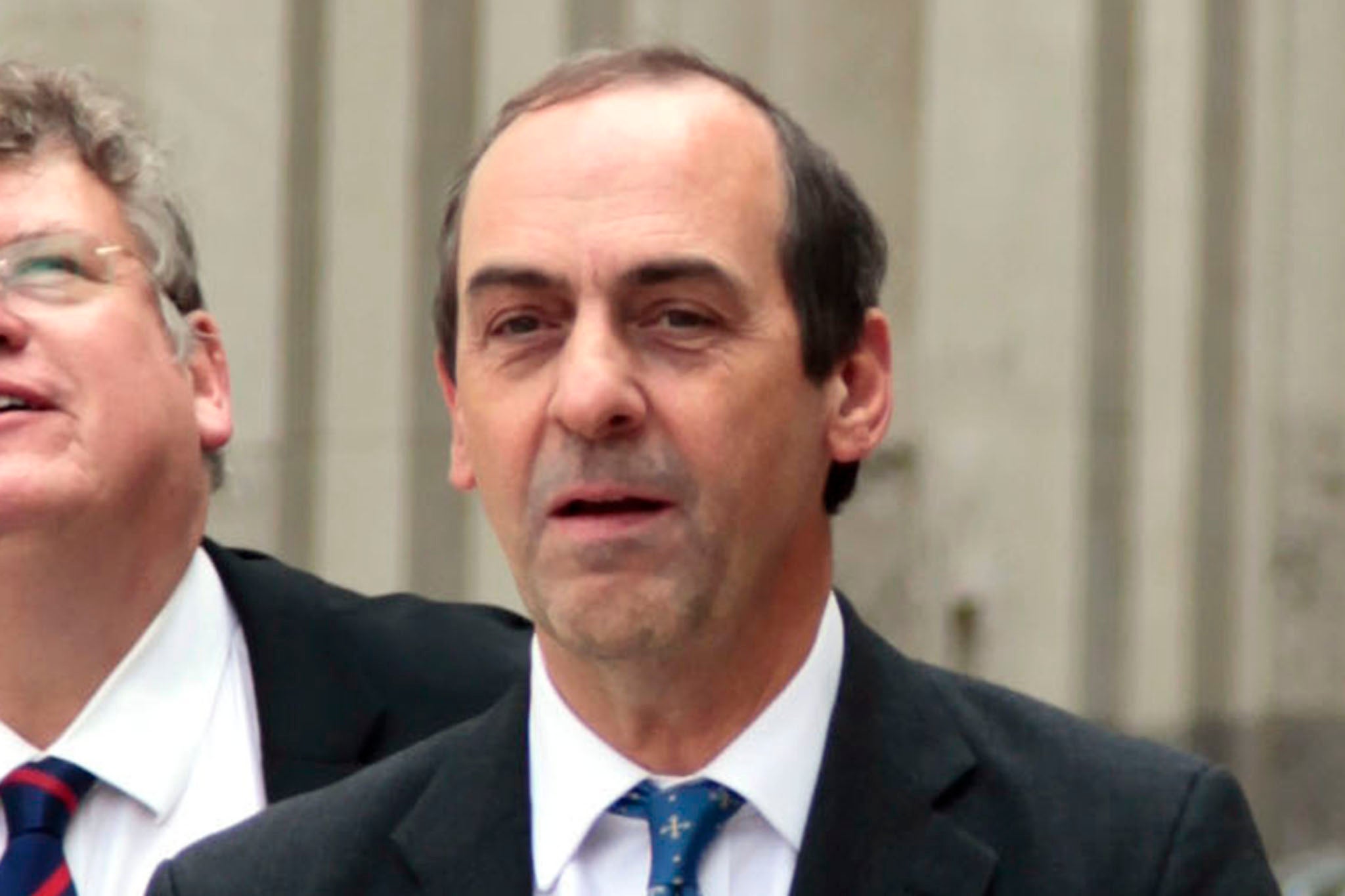 Westminster Abbey belleringer Adrian Udal outside court