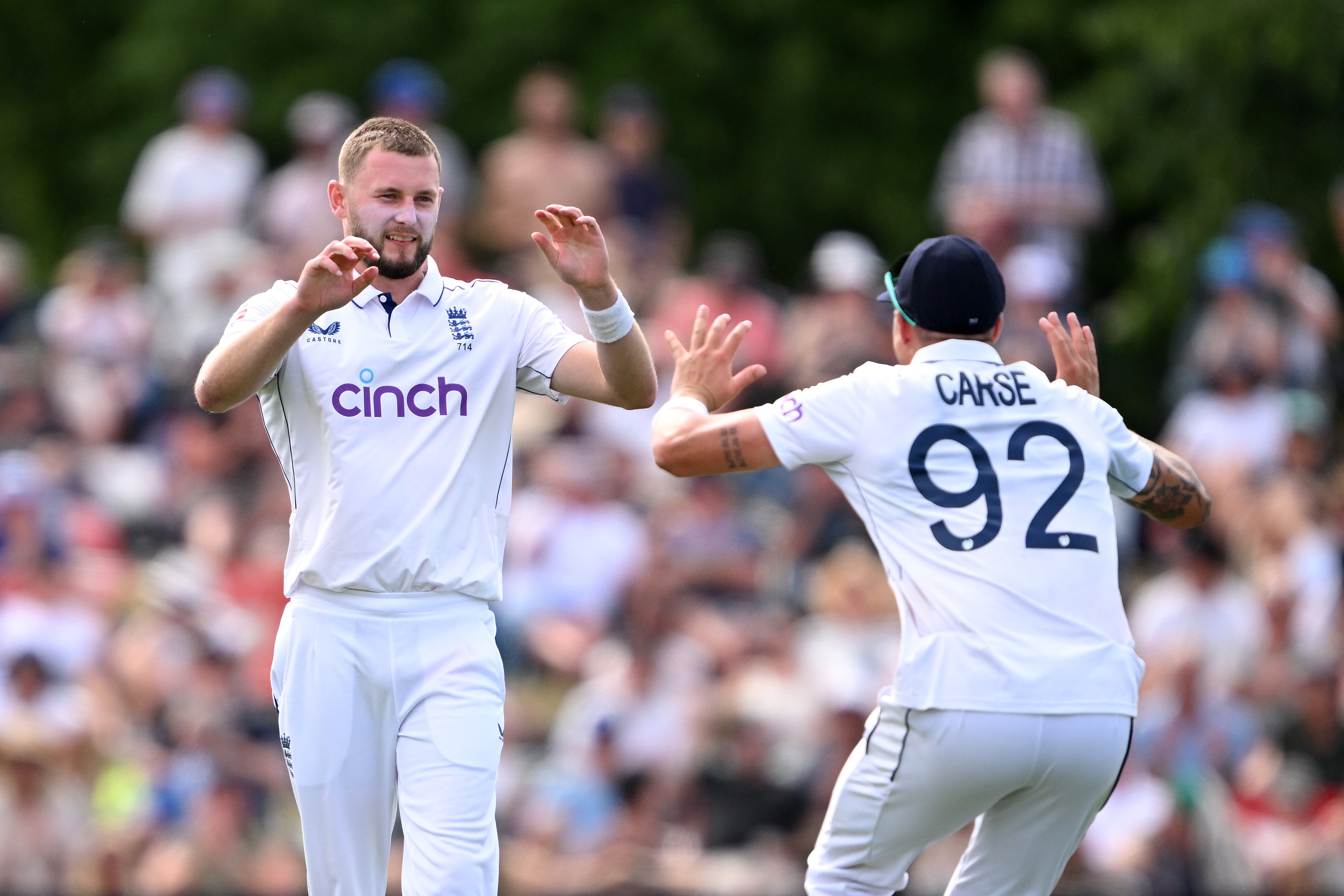 Gus Atkinson will have to wait for his time against India this summer