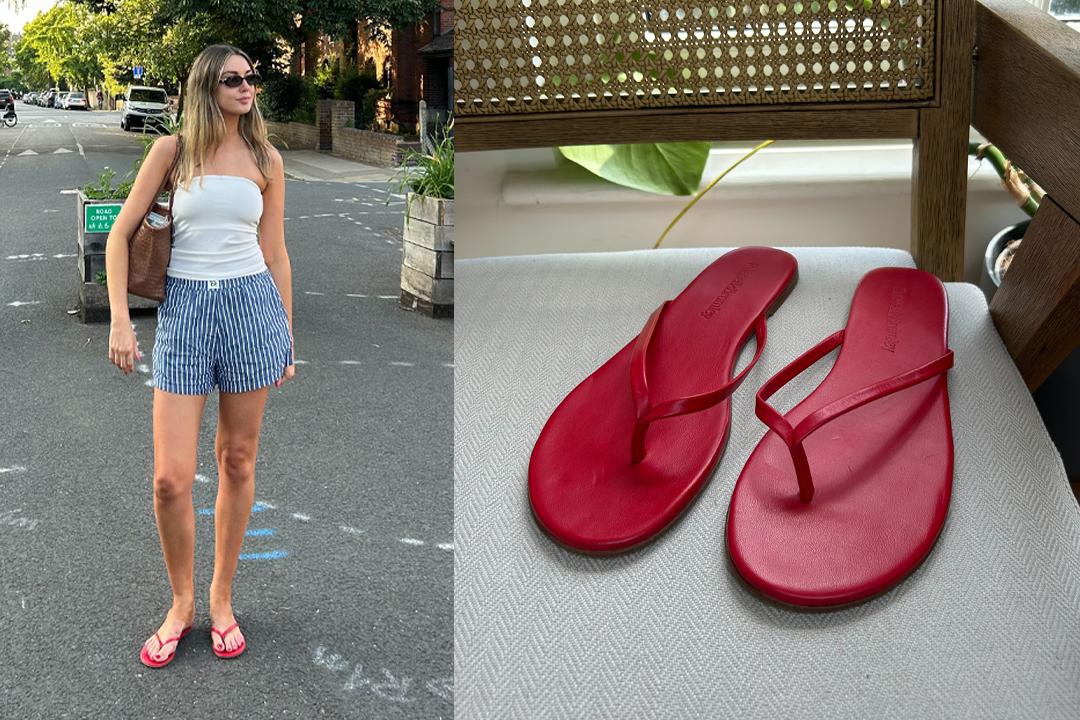 Road testing the Russell & Bromley flip flops