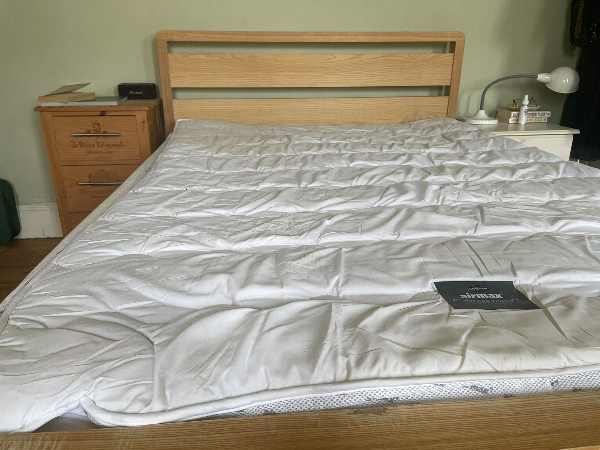 Best cooling mattress topper Indybest review Silentnight airmax mattress topper