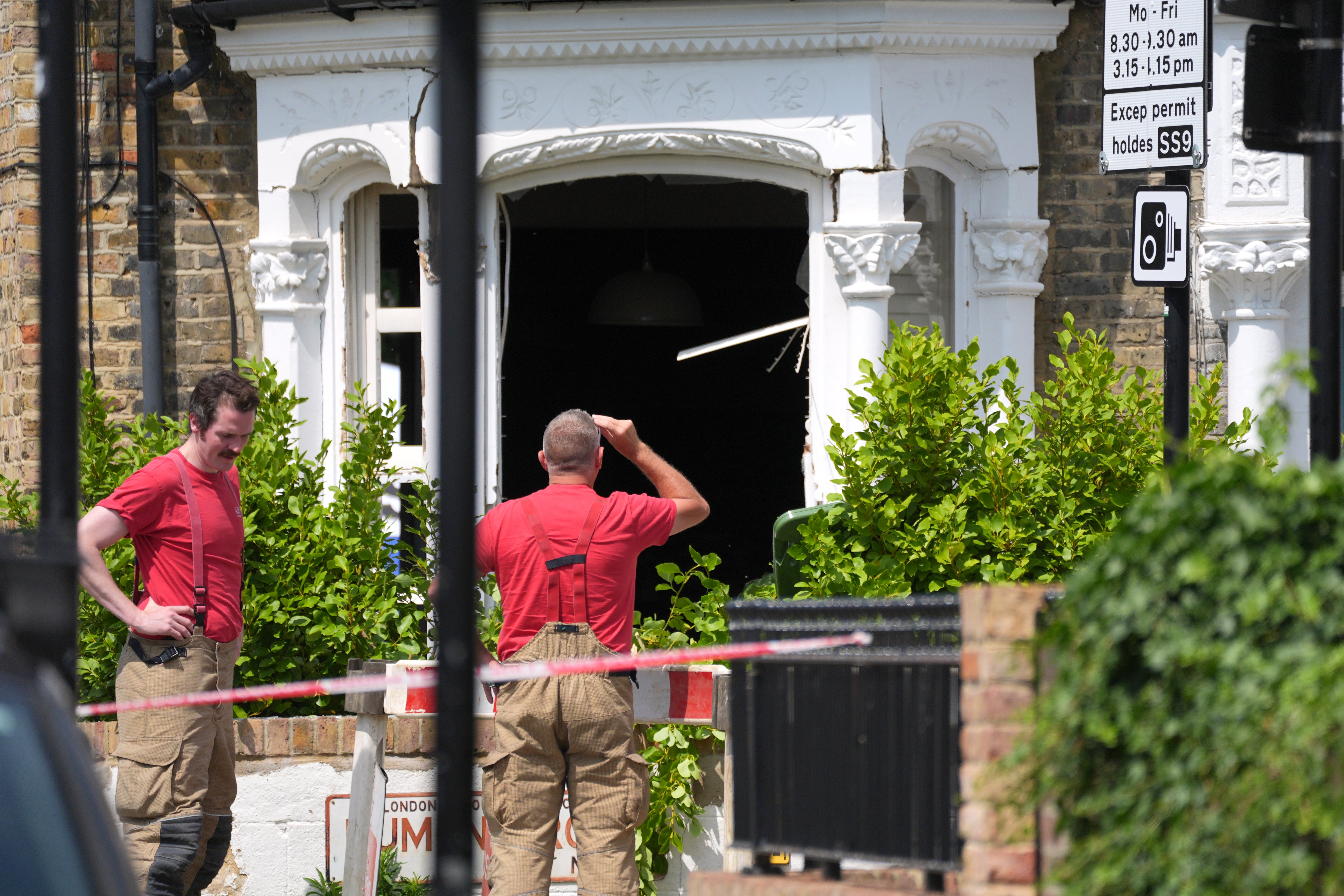 Emergency services attended the scene and examined the property following the explosion