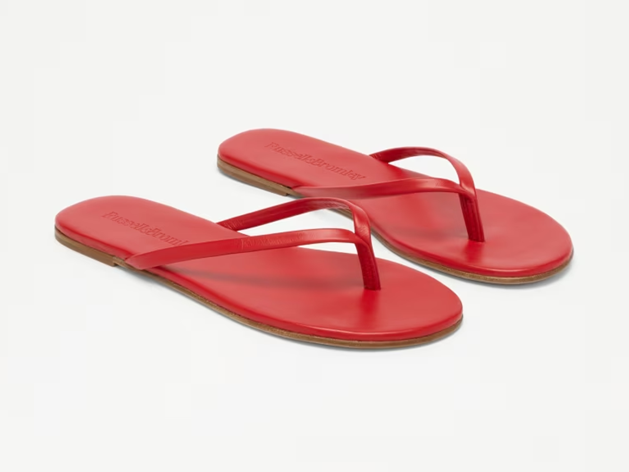 Best flip flops indybest review Russell & Bromley Radford leather flip flop
