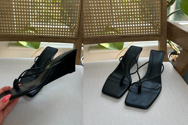 best flip flops indybest review Topshop Hannah wedge heel in black