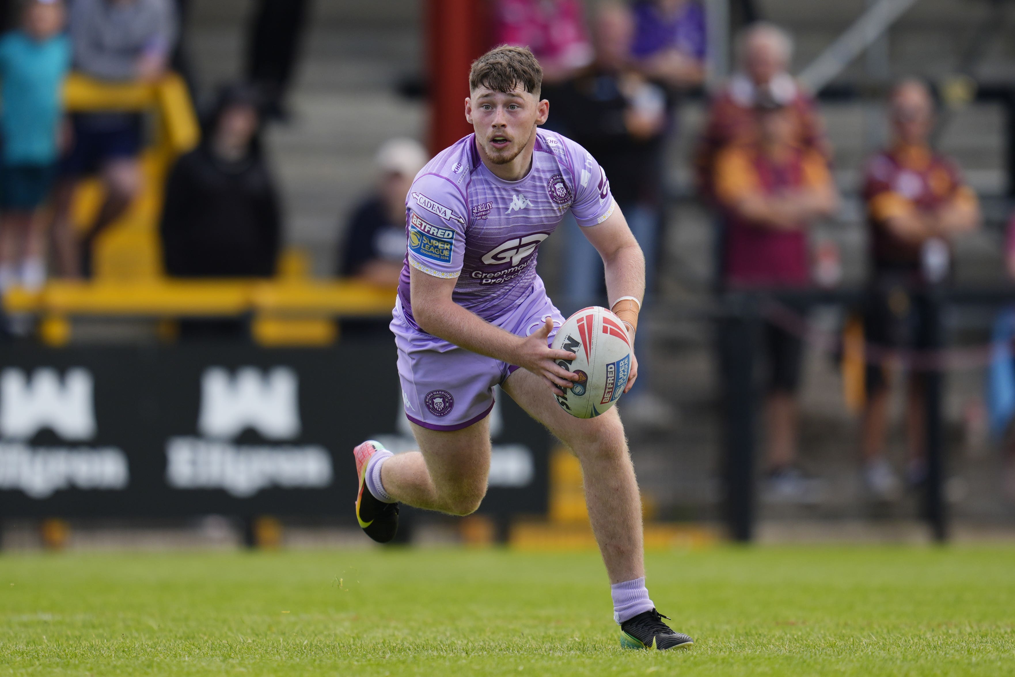 Jack Farrimond left it late to extend Wigan’s winning Super League run on Saturday (Nick Potts/PA)